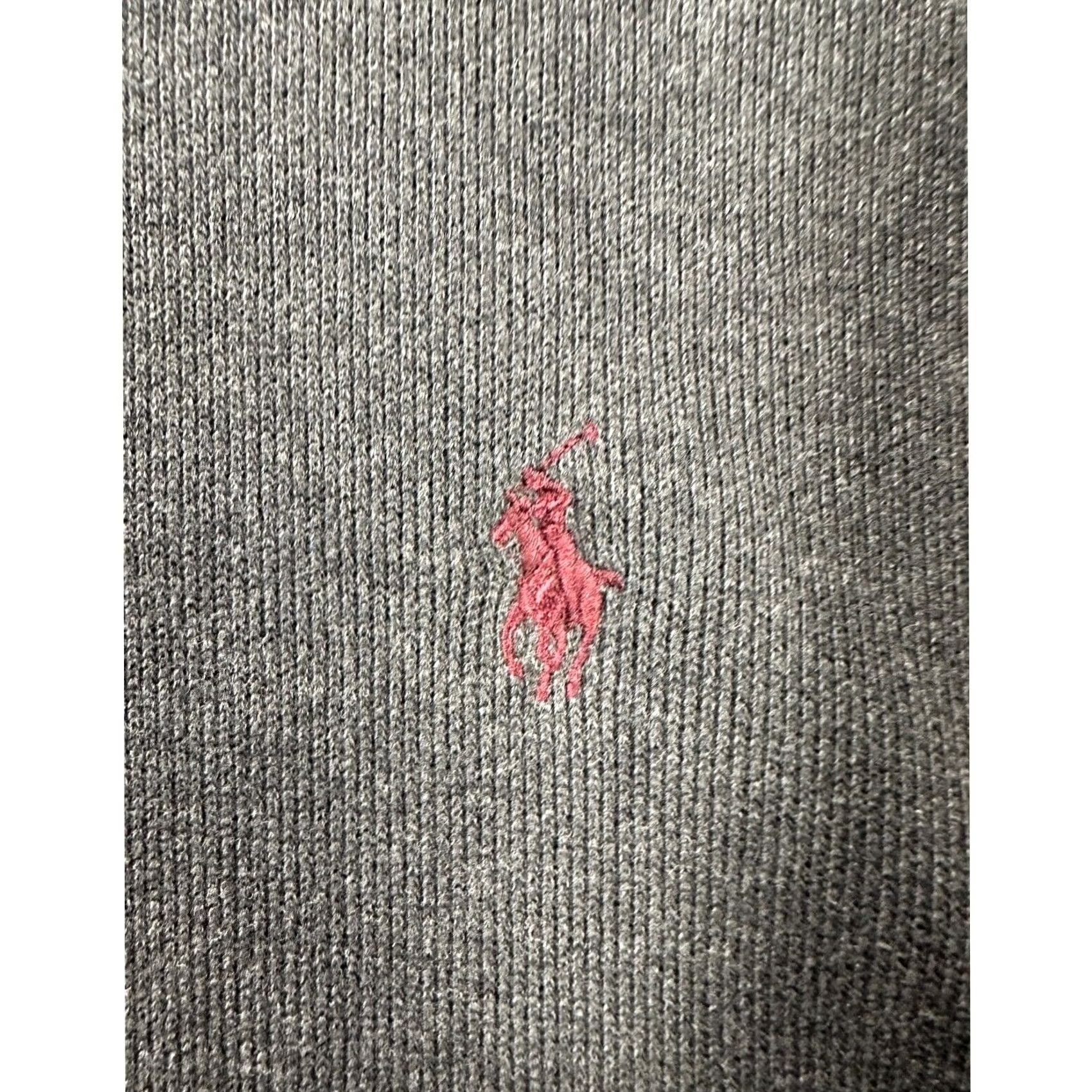 Polo Ralph Lauren Polo Ralph Lauren Sweatshirt Mens XL Black Pony Quarter Zip Pullover Mock Neck Logo Zipper 100% Cotton Pullover Sweatshirt Size US XL / EU 56 / 4 - 6 Thumbnail