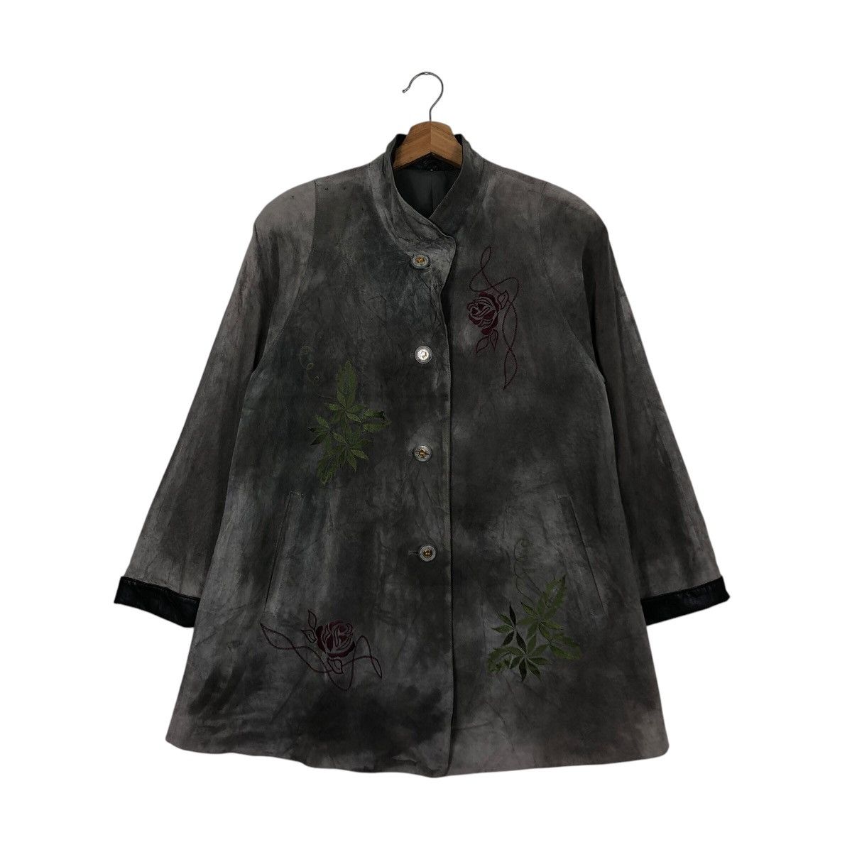 Japanese Brand Vintage Shearling Leather Jacket Unknown Brand Issey Miyake Size US M / EU 48-50 / 2 - 2 Thumbnail