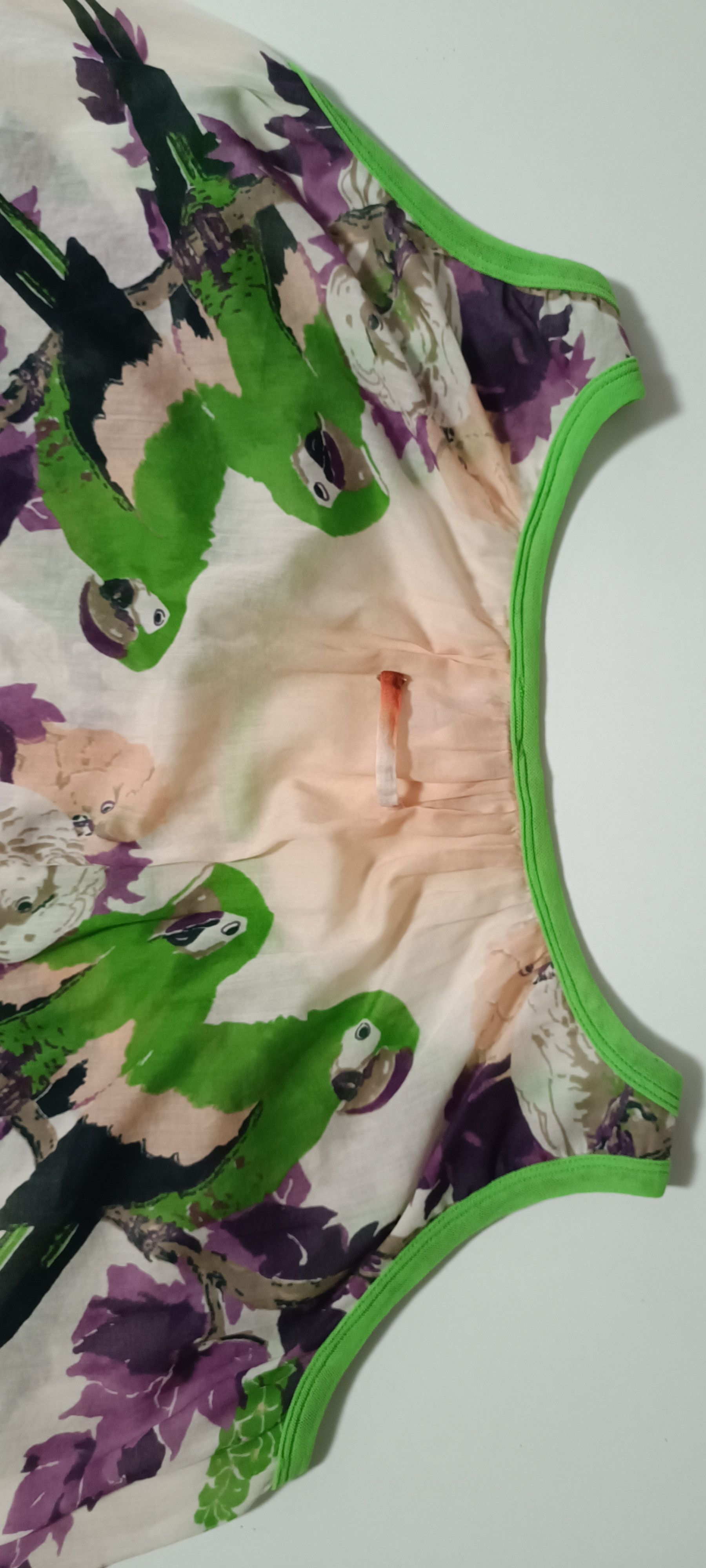 Jean Paul Gaultier Loose tank top with parrots print Size M / US 6-8 / IT 42-44 - 17 Thumbnail