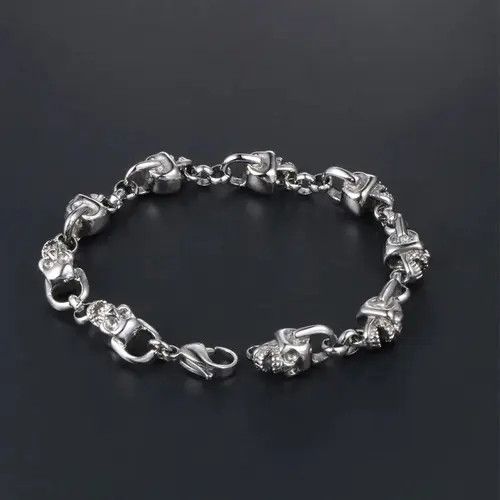 Jewelry × Vintage Punk Beads Chain Stainless Steel Necklace Size ONE SIZE - 2 Thumbnail