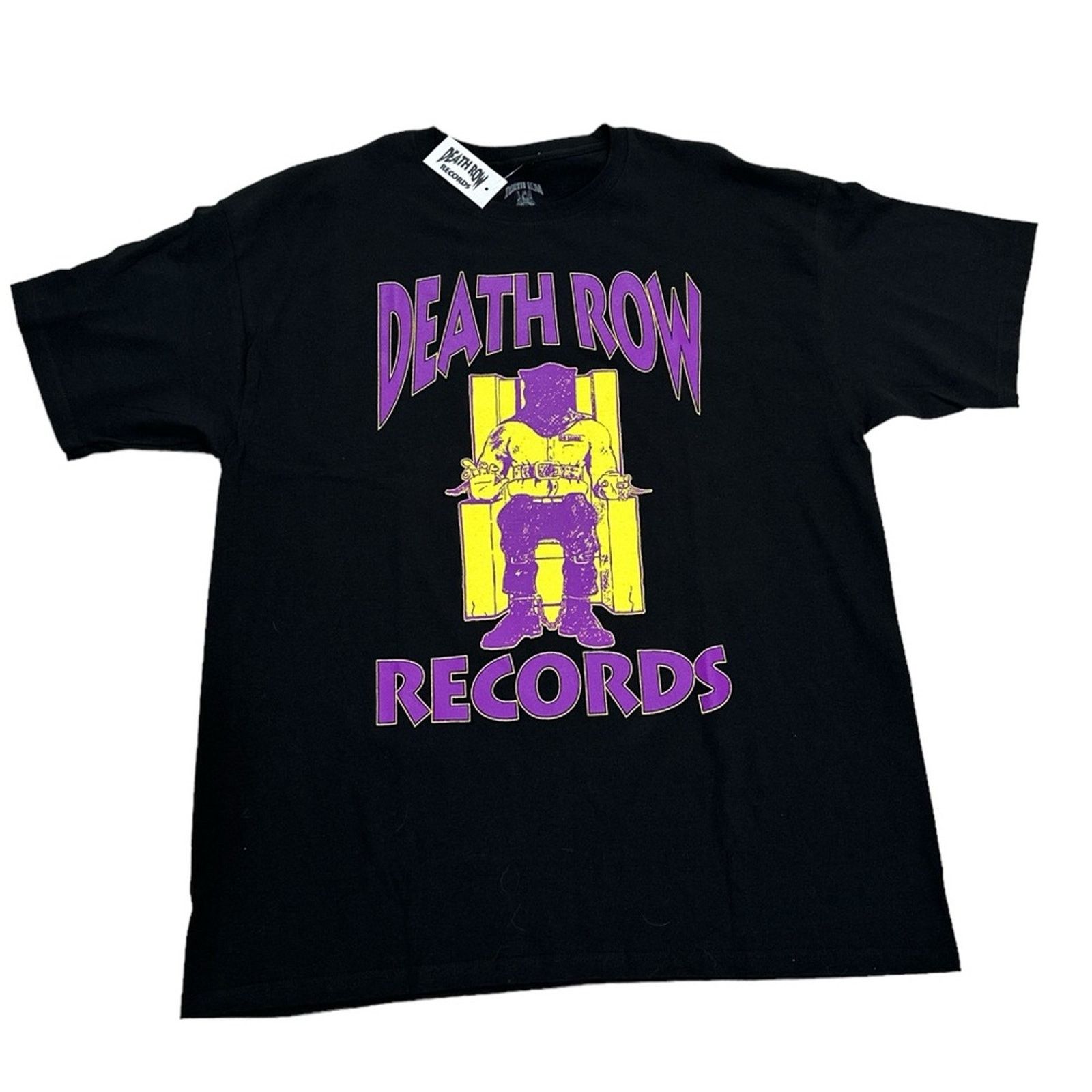 Death Row Records NWT Death Row Records Core Chair Logo Tee Size US XL / EU 56 / 4 - 1 Thumbnail