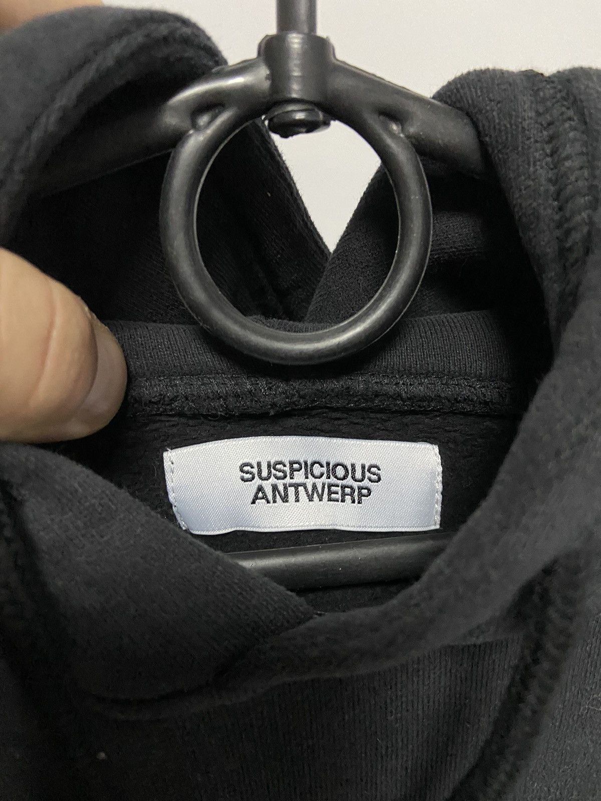 Japanese Brand × Suspicious Antwerp × Vintage Suspicious Antwerp Vintage Hoodie big Logo Y2K Size US XXL / EU 58 / 5 - 4 Thumbnail
