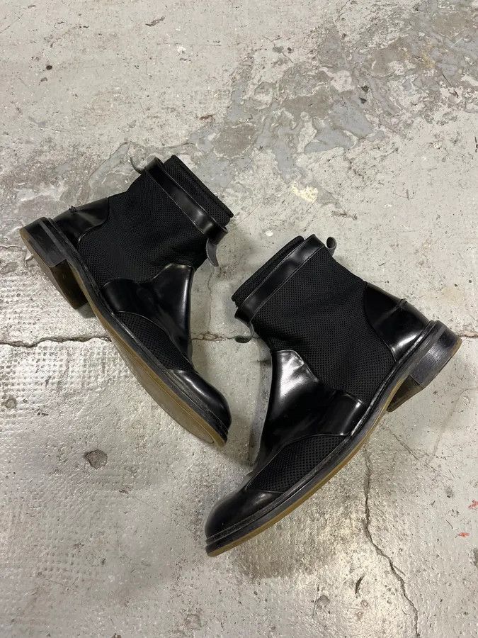 Paul Smith × Vintage Paul Smith Black Leather Hybrid Boots Size US 8 / EU 41 - 2 Thumbnail