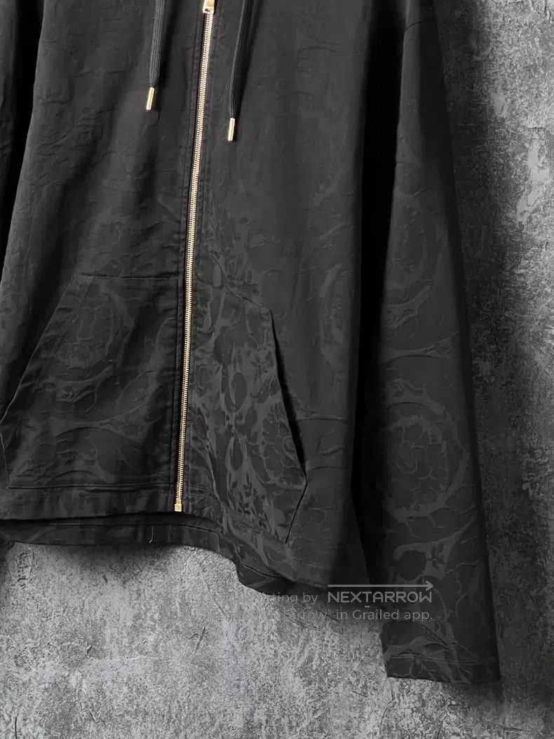Versace Versace Dark drawstring hooded sweatshirt jacket Size US L / EU 52-54 / 3 - 4 Thumbnail