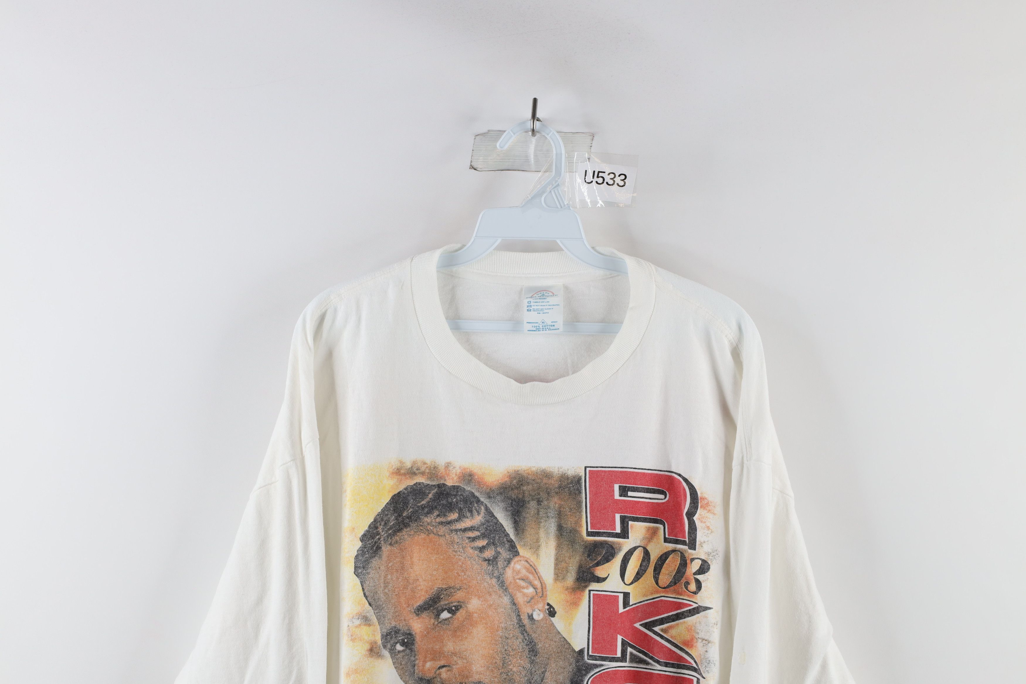 Vintage Vintage Y2K 2003 Fat Joe Monica Rap Tee Long Sleeve T-Shirt Size US XL / EU 56 / 4 - 2 Thumbnail