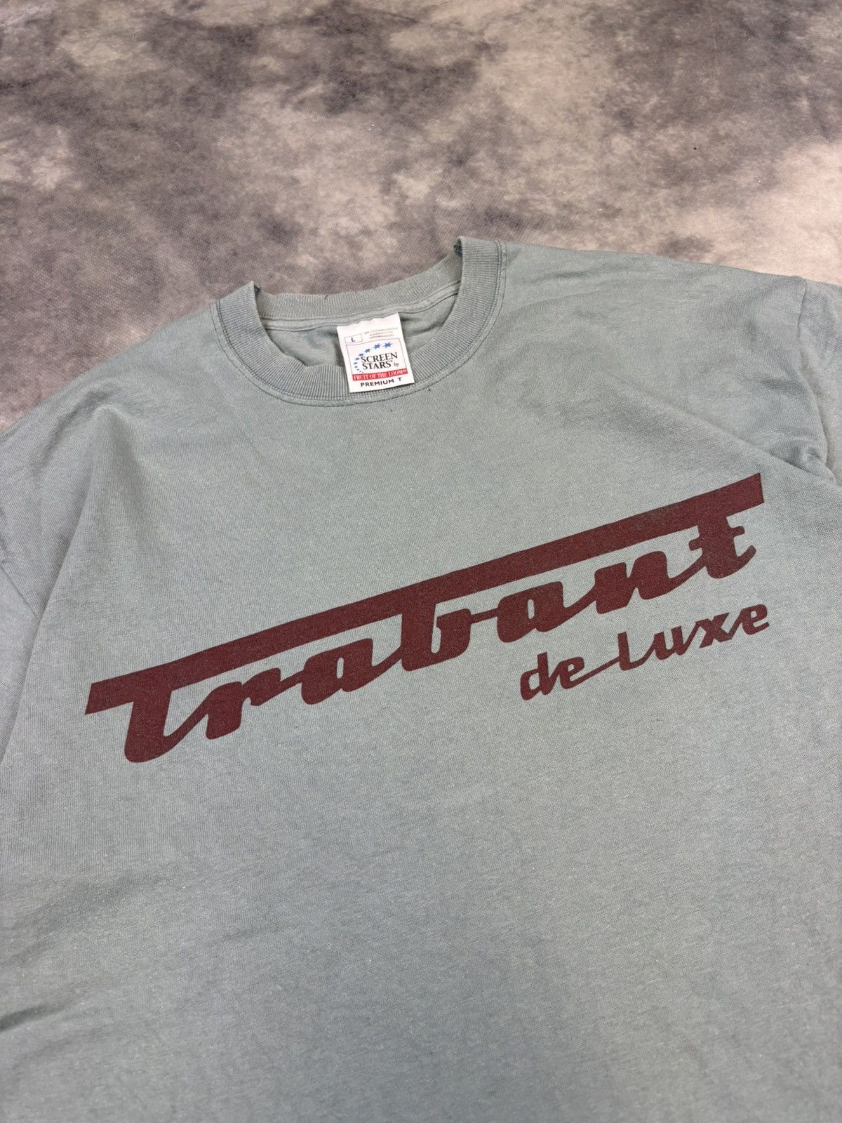 Other Vintage Trabant De Lux Retro Old Money Car T Shirt 90s Rare Size US L / EU 52-54 / 3 - 2 Thumbnail