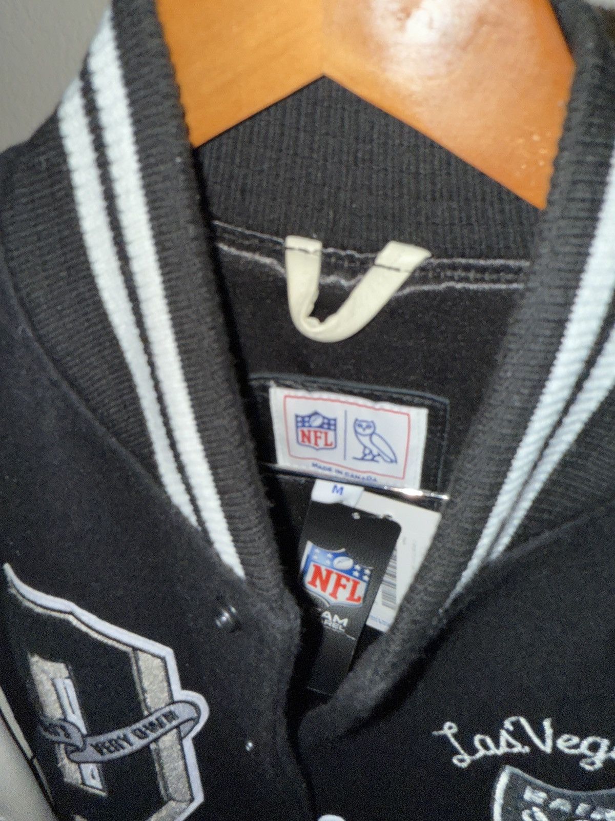 October's Very Own OVO x NFL Las Vegas Raiders varsity jacket Size US M / EU 48-50 / 2 - 6 Thumbnail