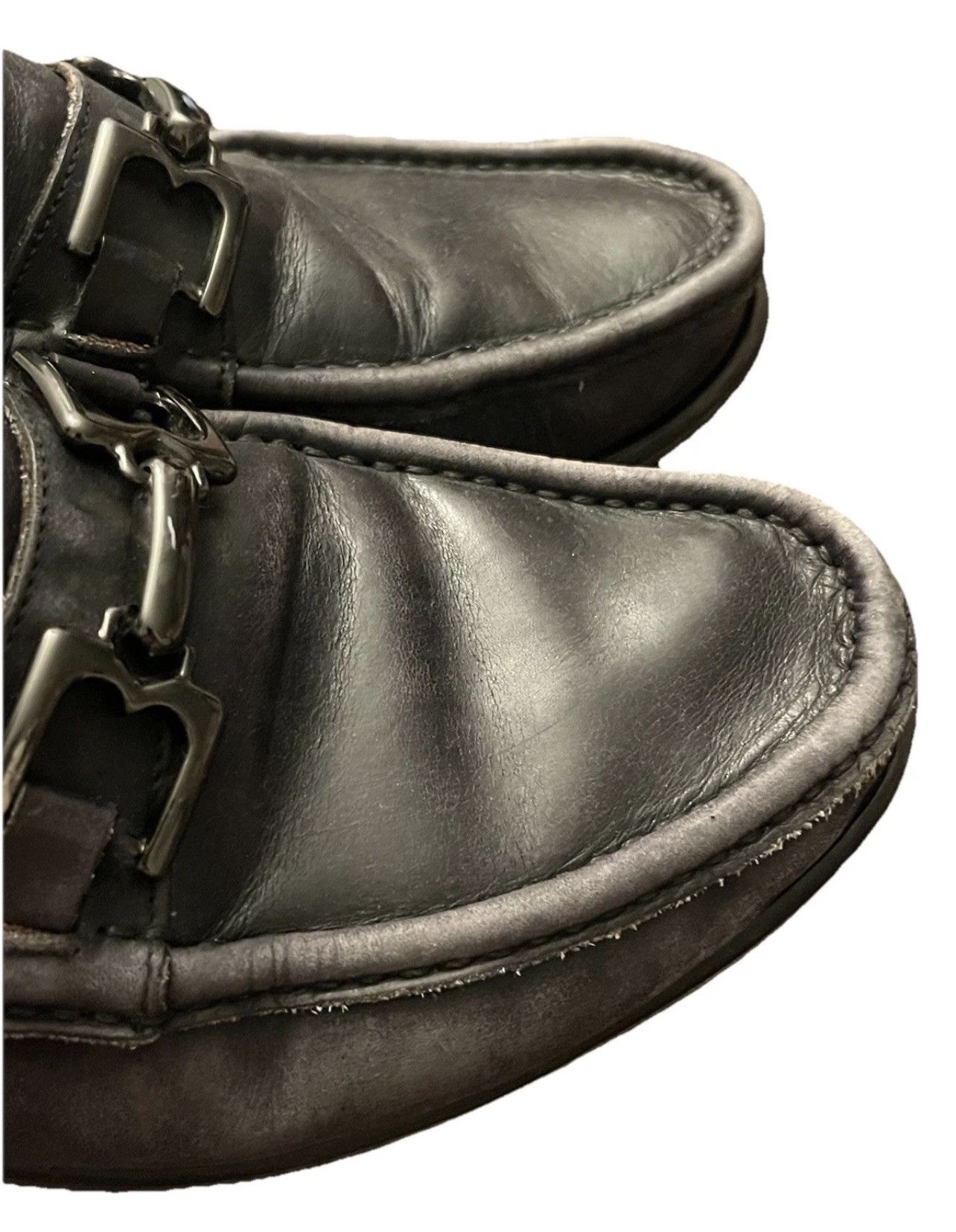 Bruno Magli Bruno Magli Black Leather Horsebit Loafers Men’s Size 9.5 M Size US 9.5 / EU 42-43 - 7 Thumbnail