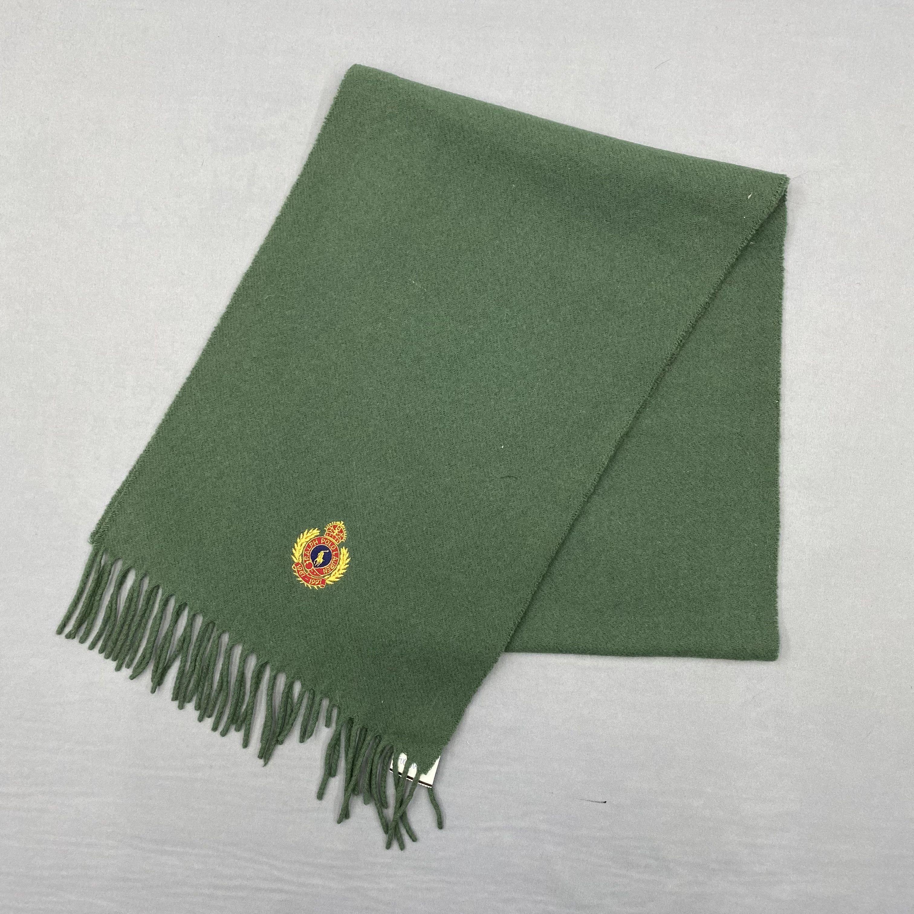 Polo Ralph Lauren Vintage Polo Ralph Lauren Scarf Muffler Wool Scarves Size ONE SIZE - 3 Thumbnail