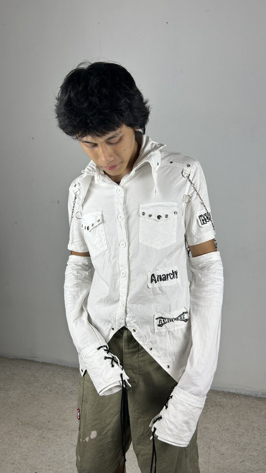 Japanese Brand × Seditionaries ACDC Rag - Bondage Shirt Size US M / EU 48-50 / 2 - 2 Thumbnail