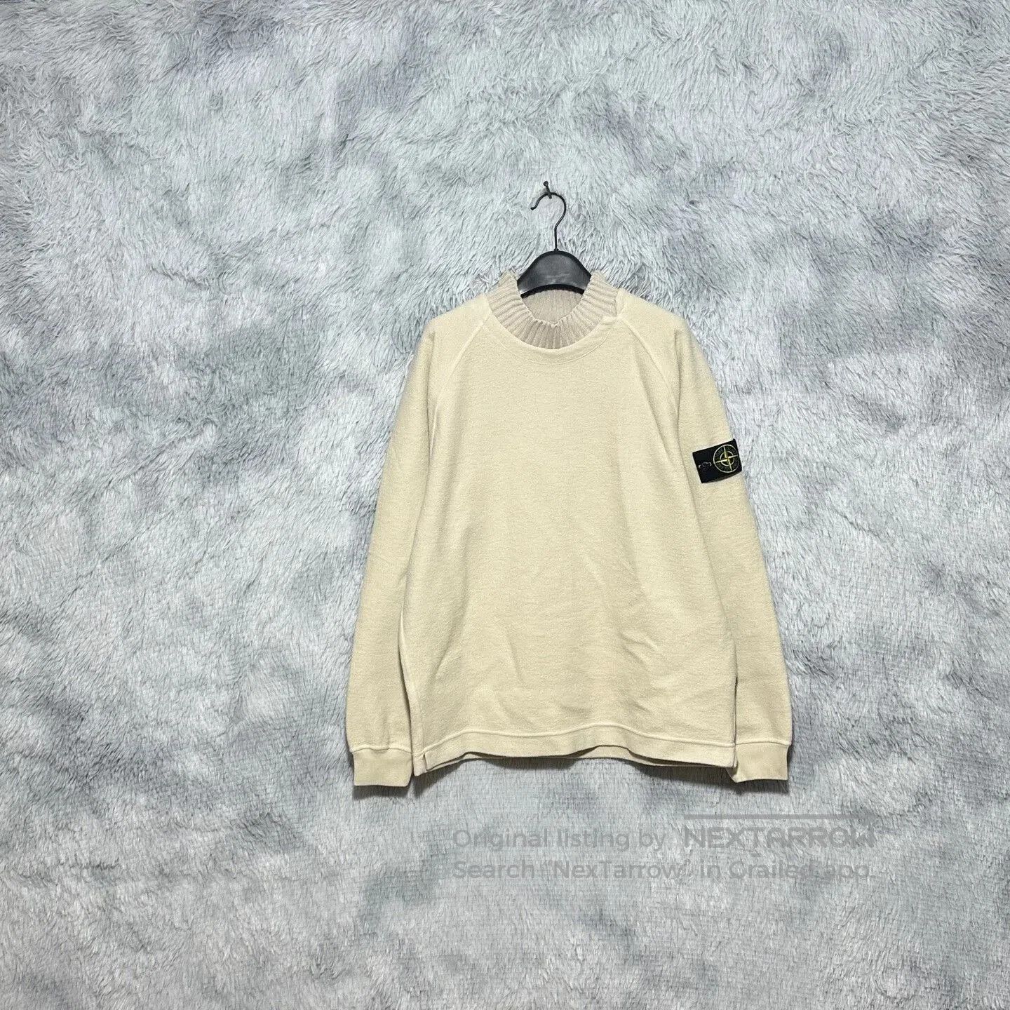 Stone Island stone island wool turtleneck sweater in beige. Size US L / EU 52-54 / 3 - 1 Thumbnail