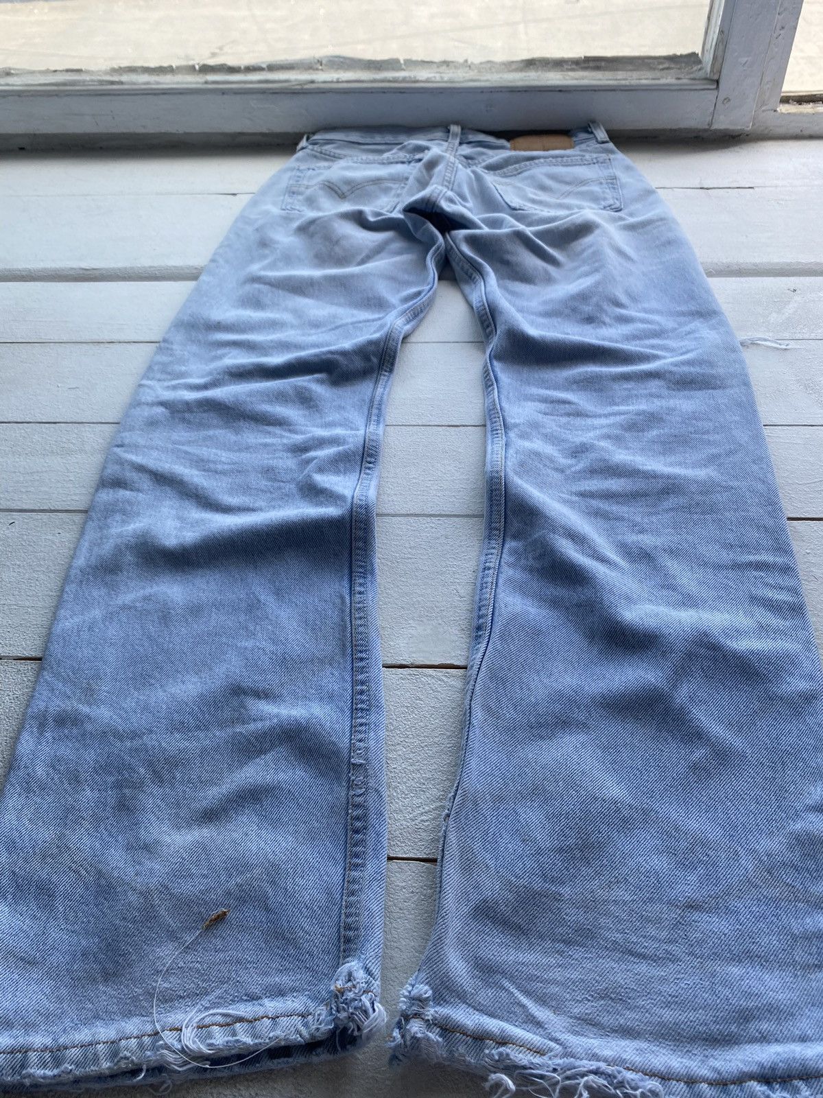 Levi's 🔥VNTG LEVIS 501 LIGHT WASHED DISTRESSED OG BLUE MENS JEANS Size US 30 / EU 46 - 15 Thumbnail