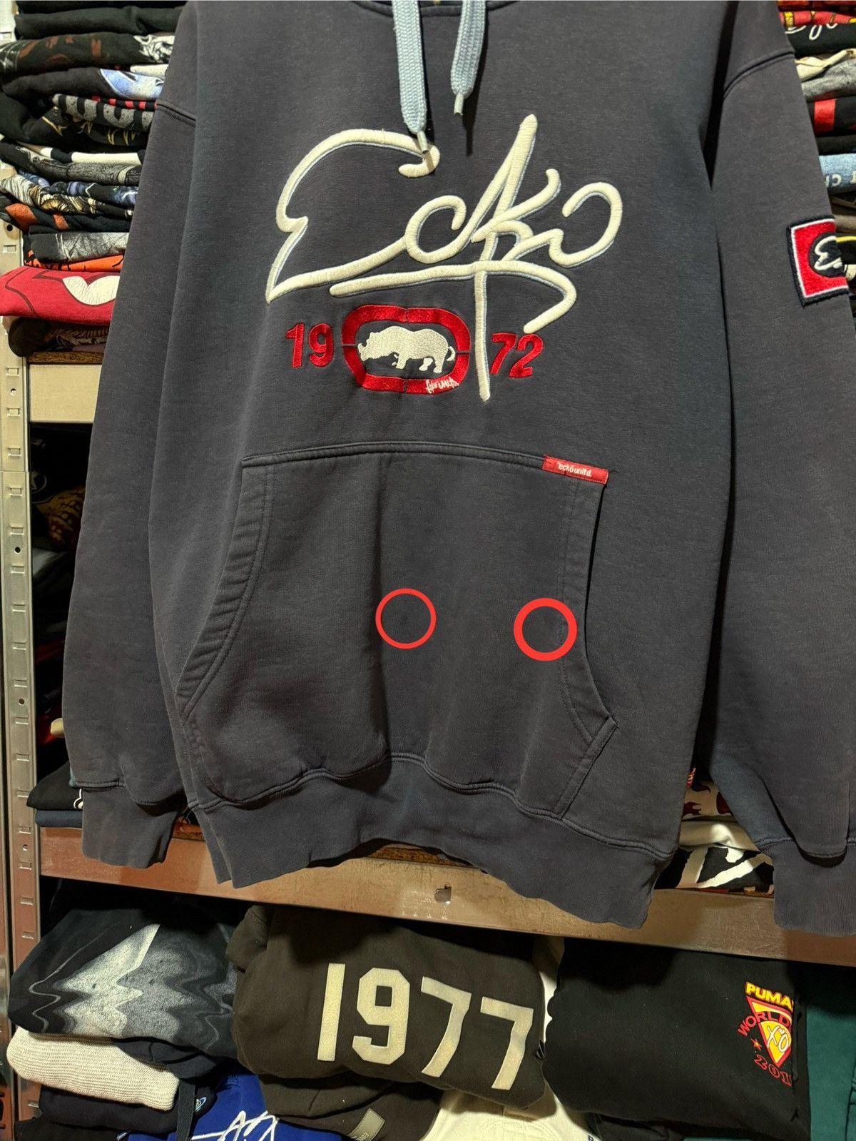 Ecko Unltd. Vintage Y2K Ecko Unltd Up Graphic Logo Hoodie Y2K Hype Size US XL / EU 56 / 4 - 8 Thumbnail