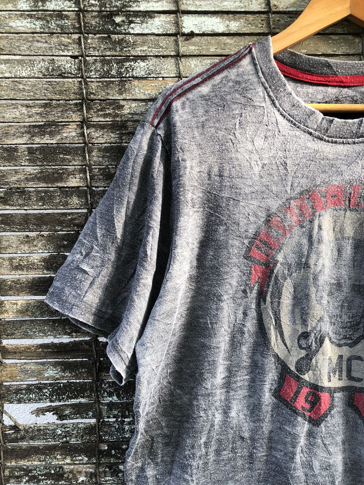 Harley Davidson × Vintage Vintage Harley Davidson Skull Mc 1903 Tshirt Size US XL / EU 56 / 4 - 6 Thumbnail