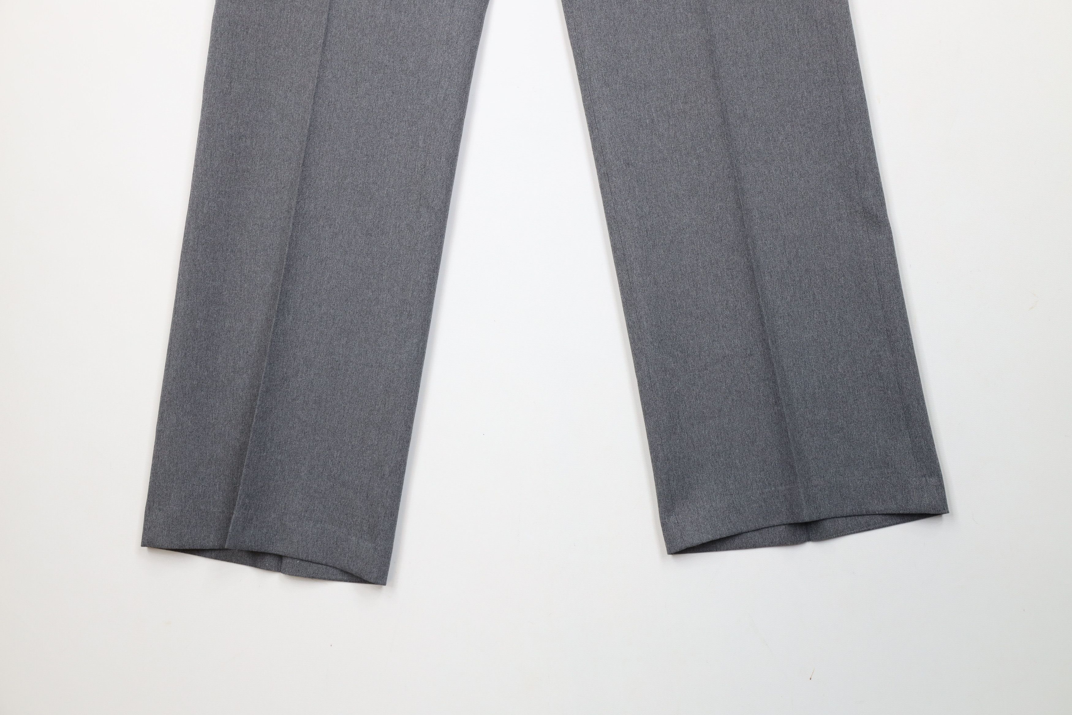 Levi's × Vintage Vintage 70s Levis Wide Leg Chino Pants Heather Gray USA Size US 32 / EU 48 - 4 Thumbnail