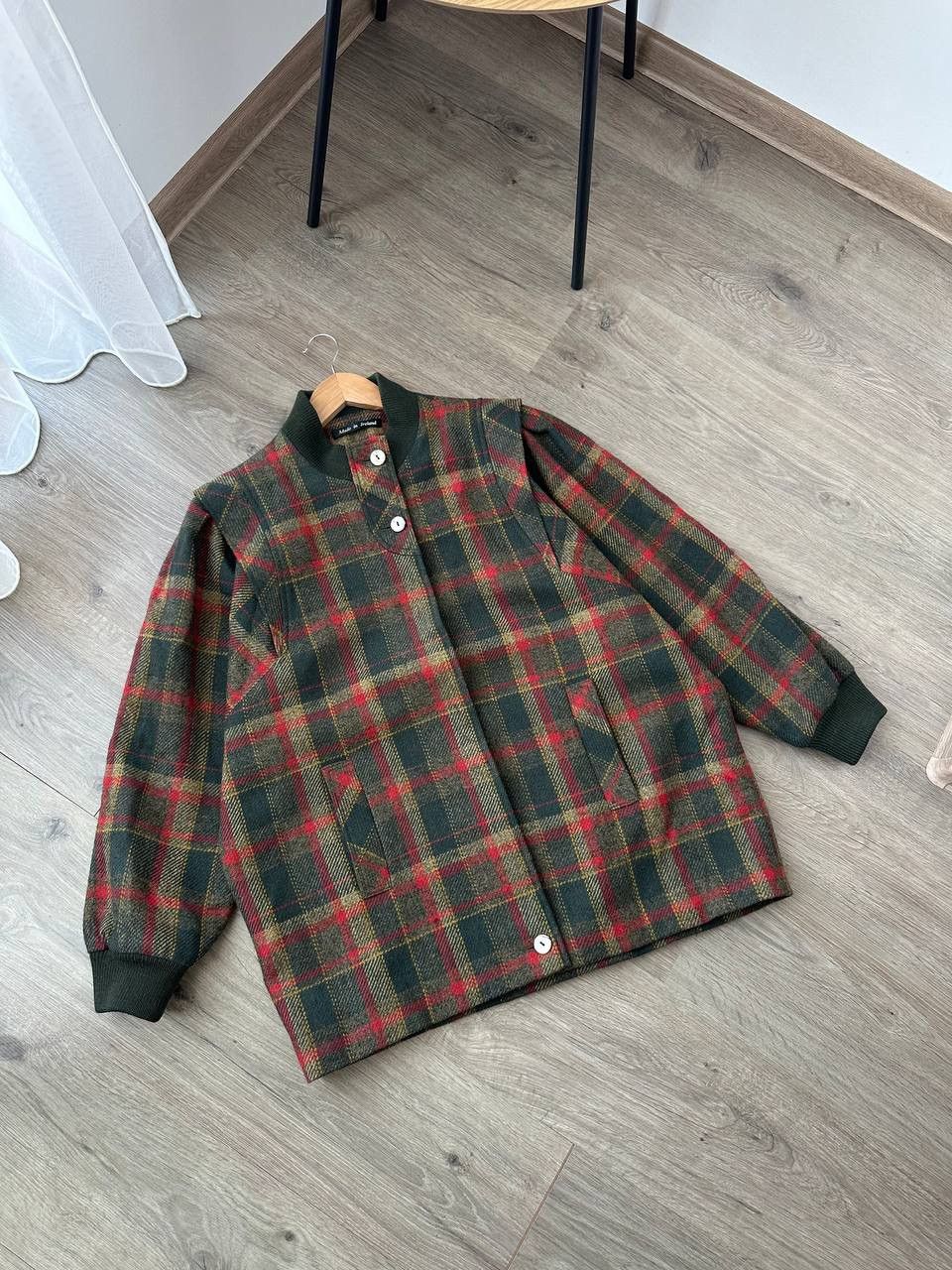 Other UK Vintage Avoca Ireland Wool Checked Collection Jacket Size M / US 6-8 / IT 42-44 - 4 Thumbnail