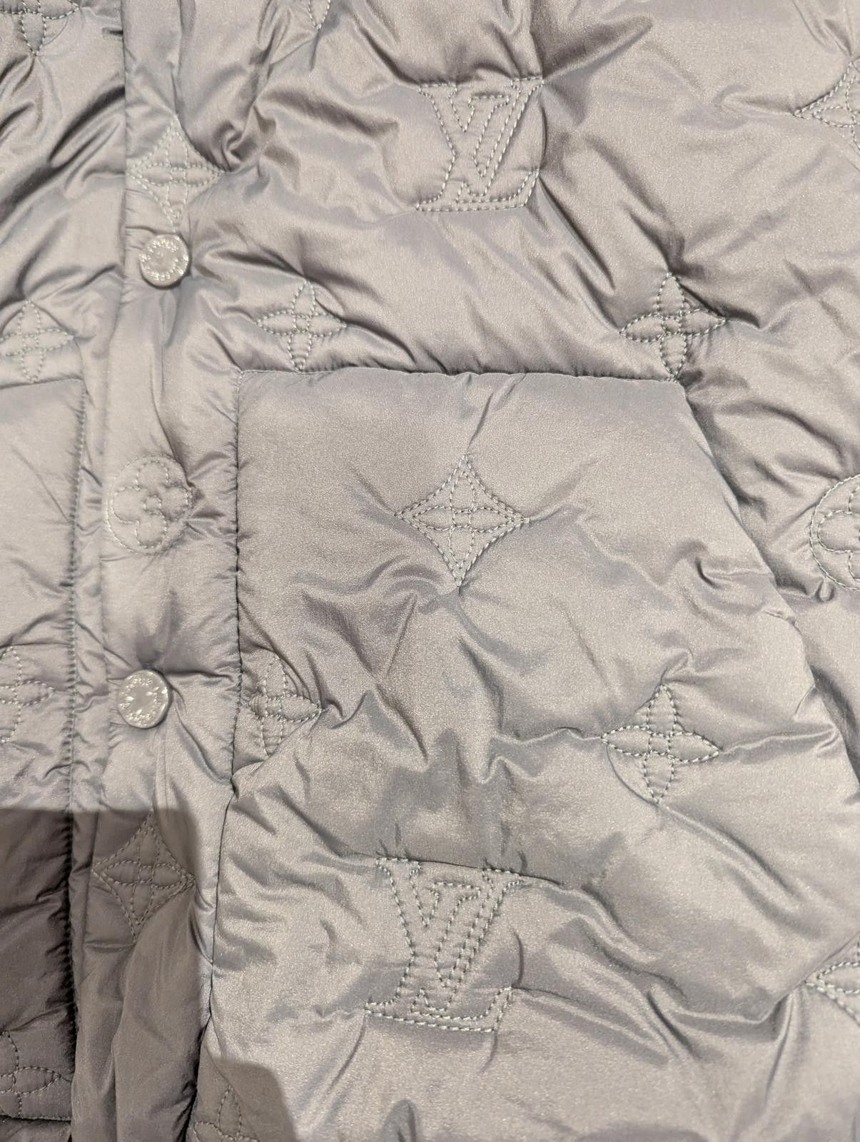 Louis Vuitton Louis Vuitton Monogram Quilted Hooded Blouson in Dark Navy Size US L / EU 52-54 / 3 - 4 Thumbnail