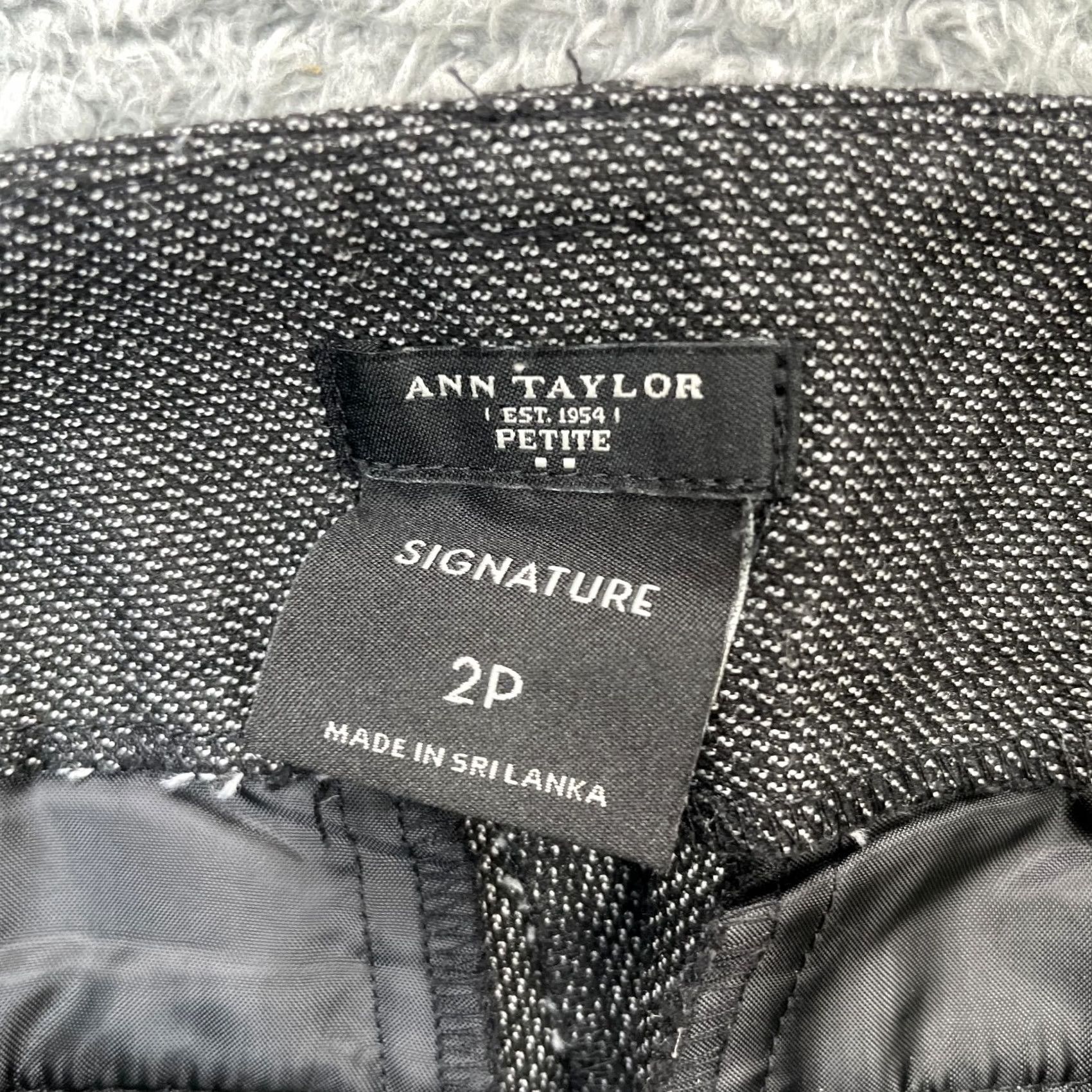 Ann Taylor Ann Taylor Pants Womens Petite Gray Bootcut Leg Stretch Dress Signature Fit 2 Size 28" / US 6 / IT 42 - 3 Thumbnail