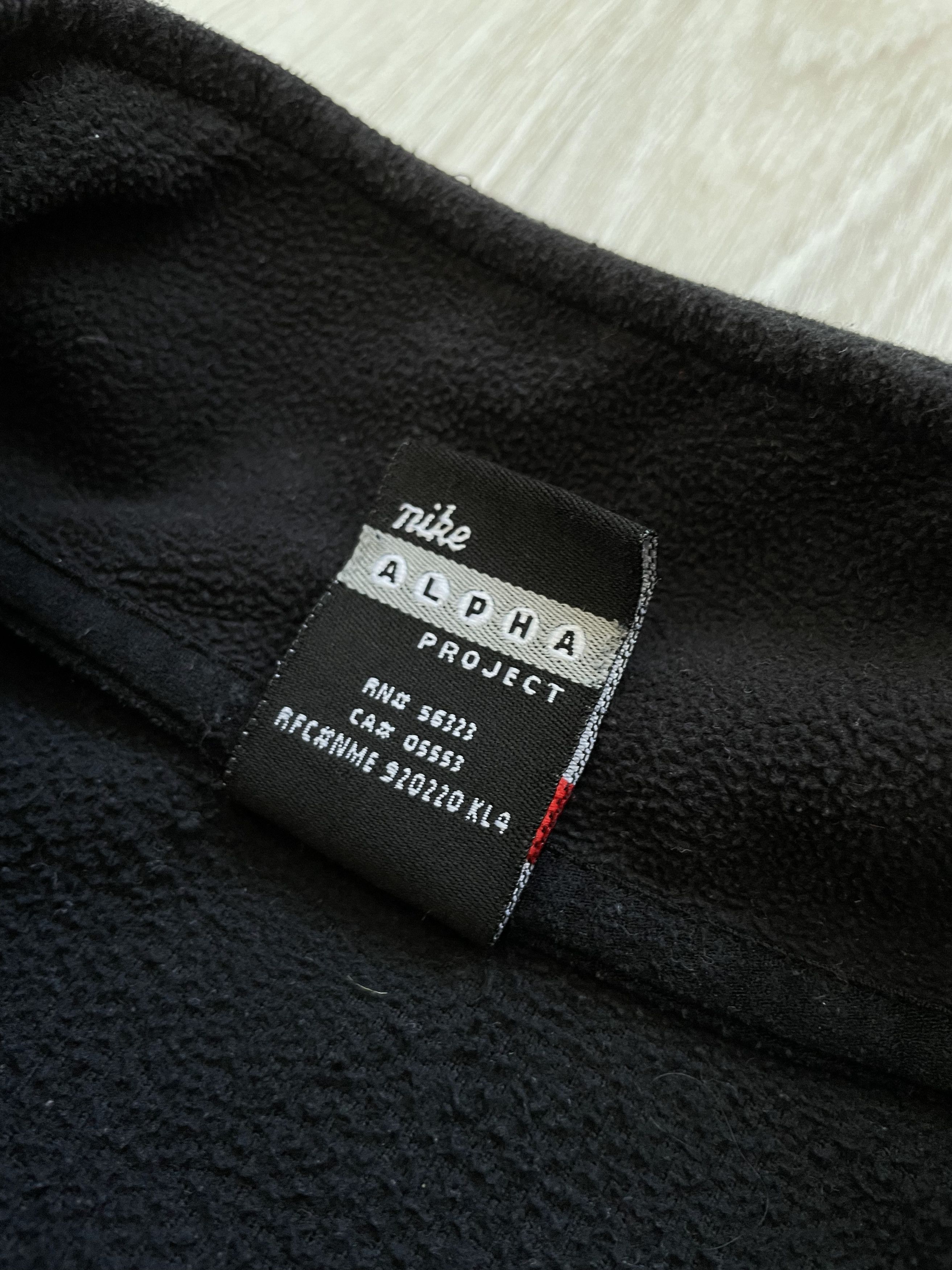 Nike Vintage 90s Nike Fleece Alpha Project Drill Mini Swoosh Size US XL / EU 56 / 4 - 6 Thumbnail