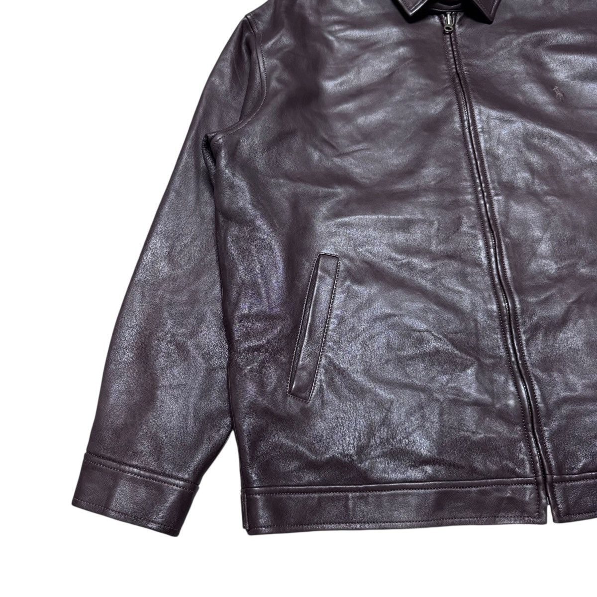 Polo Ralph Lauren Vintage Polo Ralph Lauren Leather Jacket Small Poney Size US XL / EU 56 / 4 - 6 Thumbnail