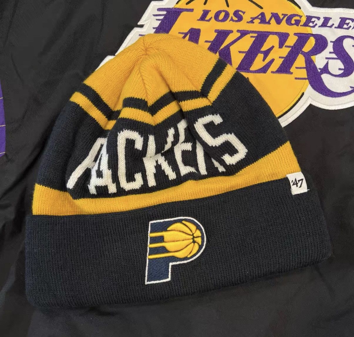 47 47 Brand NBA Indiana Pacers Beanie Knit Hat J32 Size ONE SIZE - 1 Thumbnail