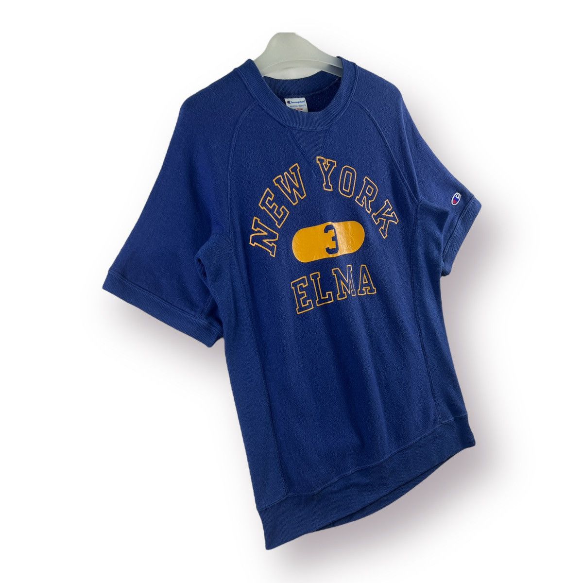 Champion × Vintage 🔥 VTG 90's CHAMPION REVERSE WEAVE SHORTSLEEVES SWEATSHIRT Size US S / EU 44-46 / 1 - 3 Thumbnail