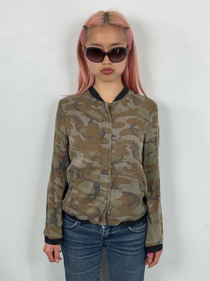 Polo Ralph Lauren 2010s Ralph Lauren Khaki Military Green Camo Light Jacket Size US S / EU 44-46 / 1 - 1 Thumbnail