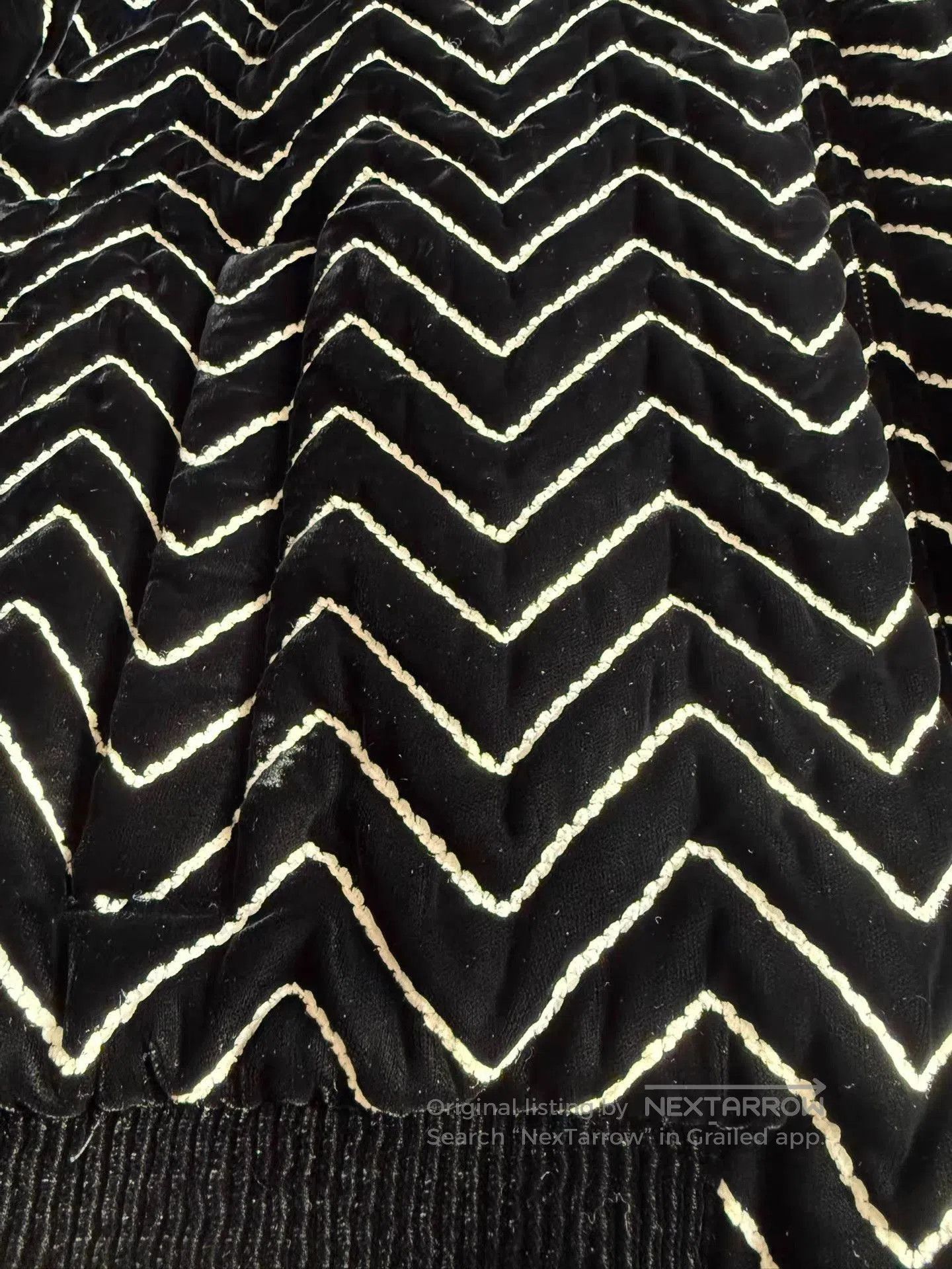 Saint Laurent Paris Zigzag Pattern Multi Color Bomber Jacket. Size US M / EU 48-50 / 2 - 5 Thumbnail
