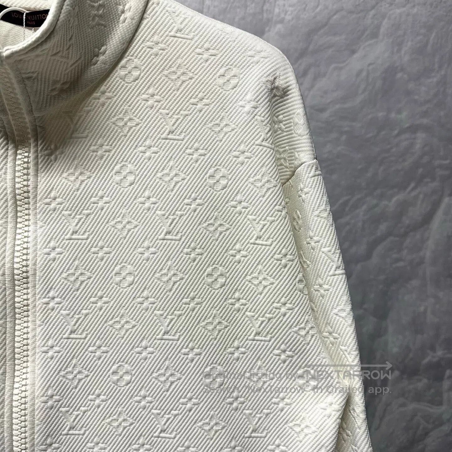 Louis Vuitton Louis Vuitton White Zip Up Jacket XL. Size US XL / EU 56 / 4 - 3 Thumbnail