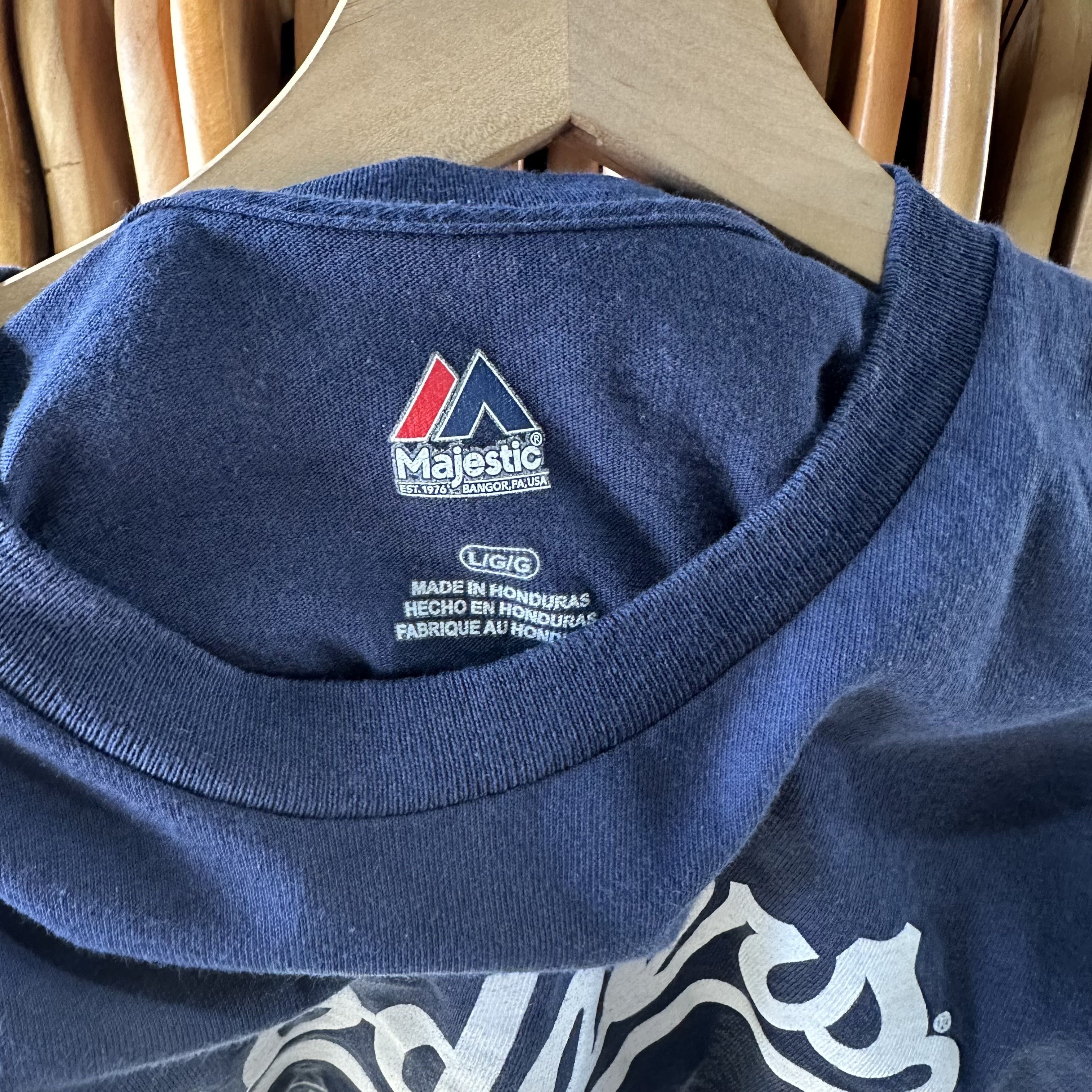 Majestic Majestic Vintage Los Angeles Dodgers T Shirt Mens Large Blue Size US L / EU 52-54 / 3 - 8 Thumbnail