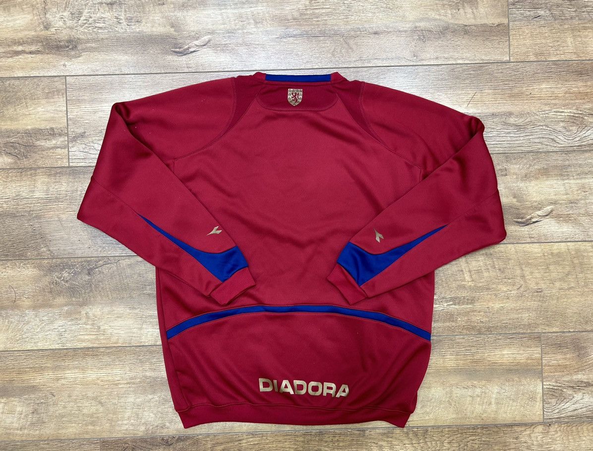 Diadora × Vintage Diadora Scotland Vintage Soccer Sweatshirt Size US L / EU 52-54 / 3 - 6 Thumbnail