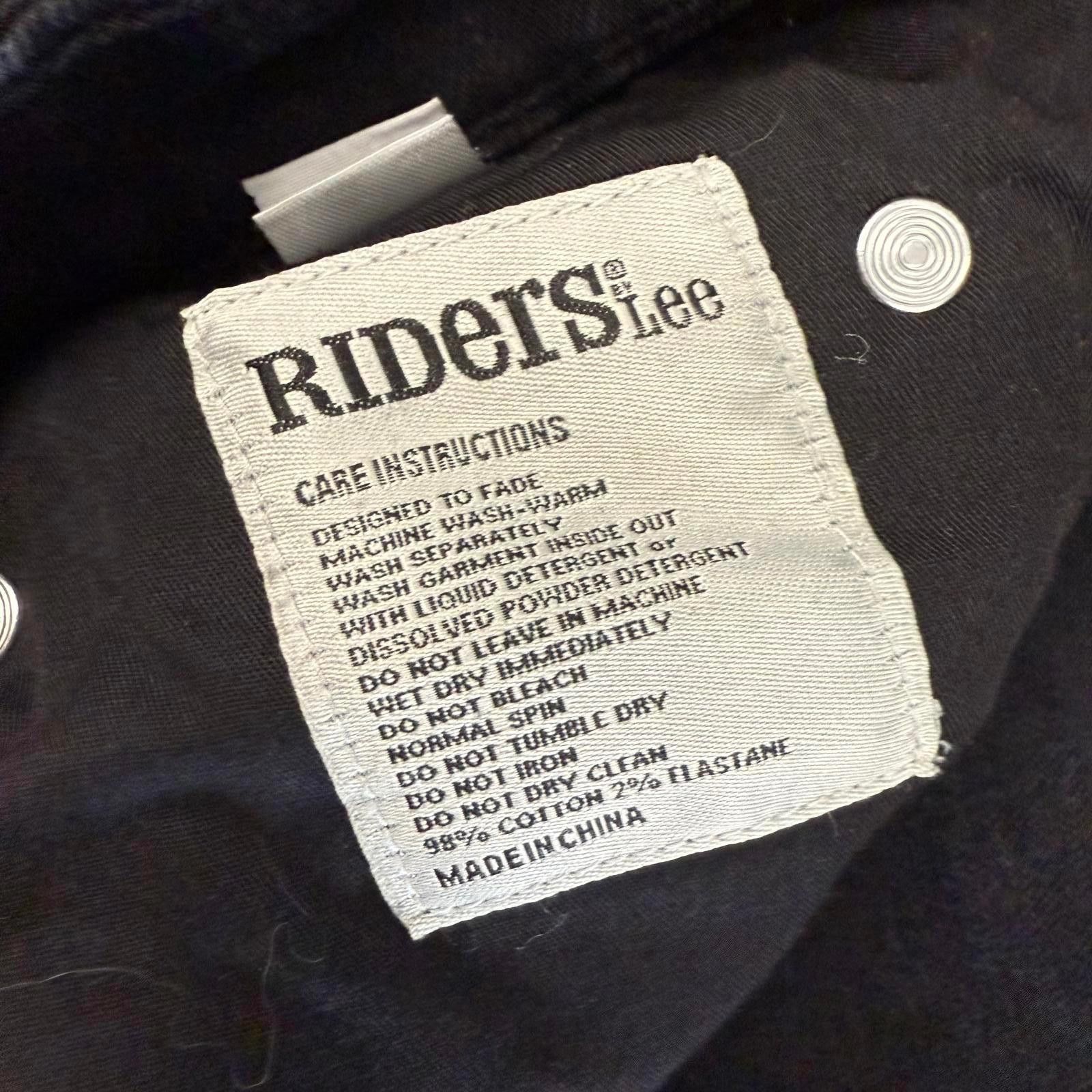 Designer Riders by LEE Black Denim Jeans 44 R Straight Cut Size US 44 / EU 60 - 9 Thumbnail