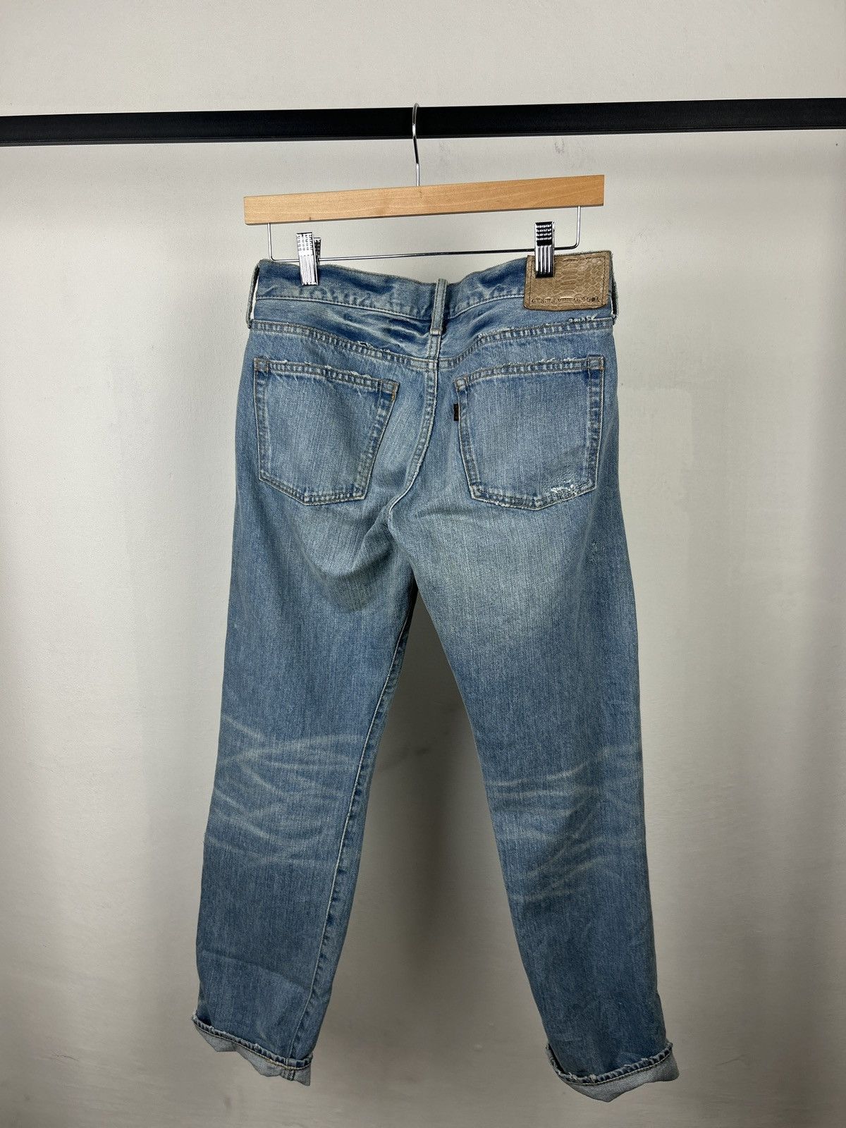 Japanese Brand genuine vintage g.o.a selvedge jeans Size US 30 / EU 46 - 13 Thumbnail