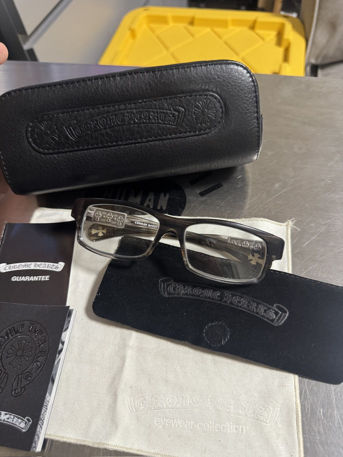 Chrome Hearts Chrome Hearts CH Cross Dismembered Glasses Black Size ONE SIZE - 1 Thumbnail