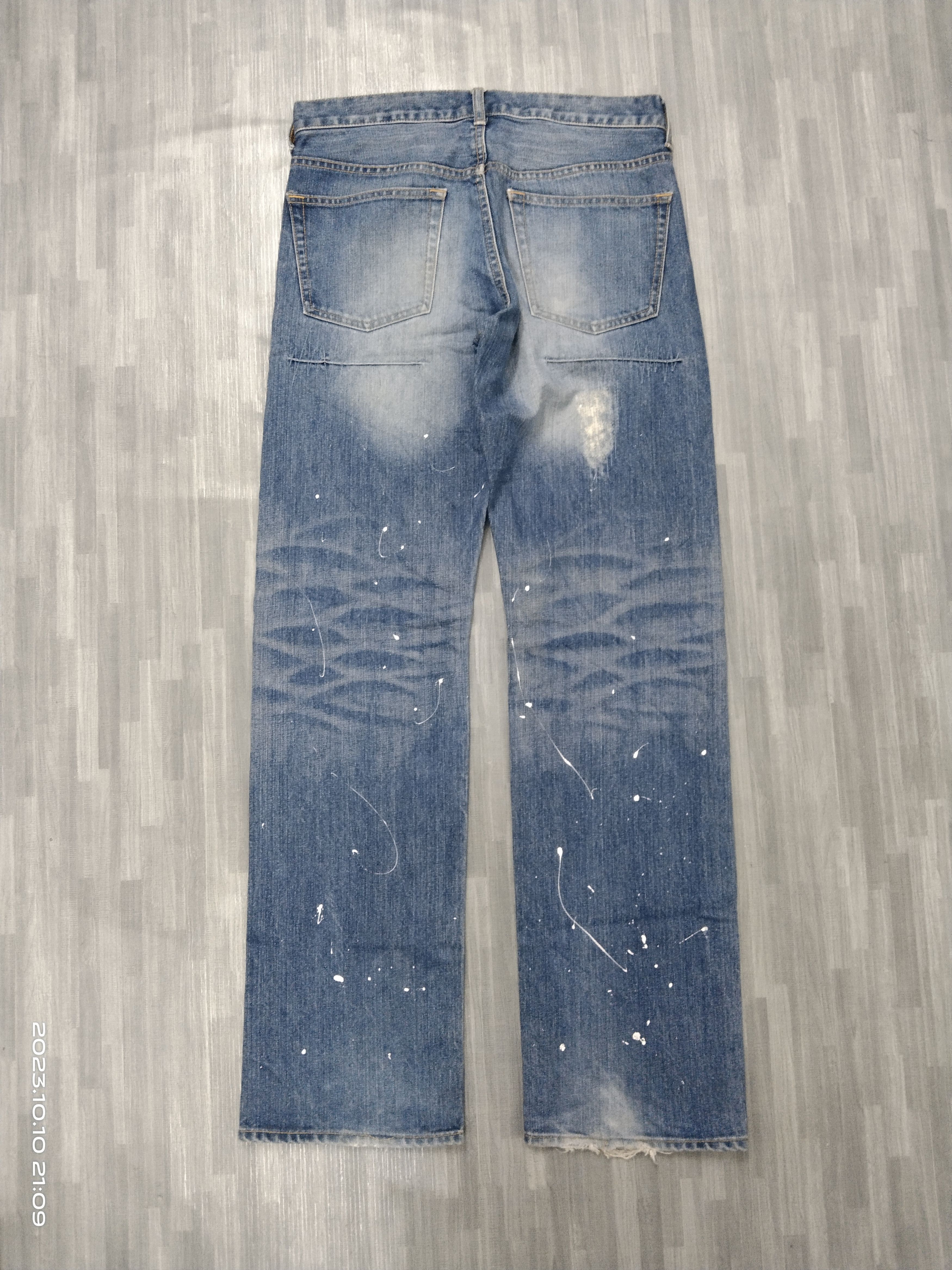 OG🇯🇵SICK SPLATTER TAKEO KAKUCHI DENIM PANTS