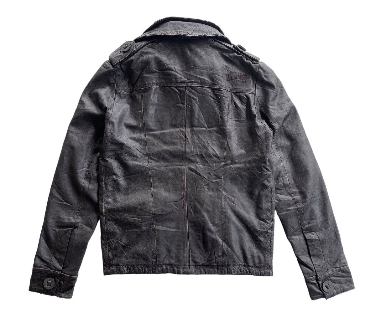 Superdry AW10 Superdry Brad Cuir Leather Jacket Size US S / EU 44-46 / 1 - 4 Thumbnail