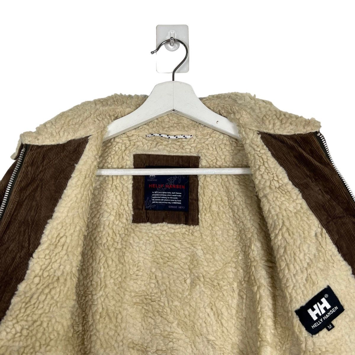 Helly Hansen 🔥 HELLY HANSEN CORDUROY SHEARLING BLOUSON JACKET Size US M / EU 48-50 / 2 - 11 Thumbnail
