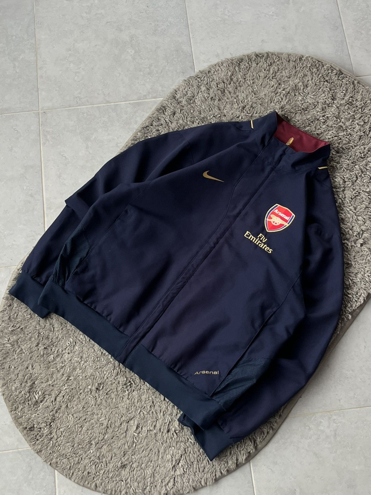 Nike Vintage Light Jacket Nike Soccer football team Arsenal Size US M / EU 48-50 / 2 - 2 Thumbnail