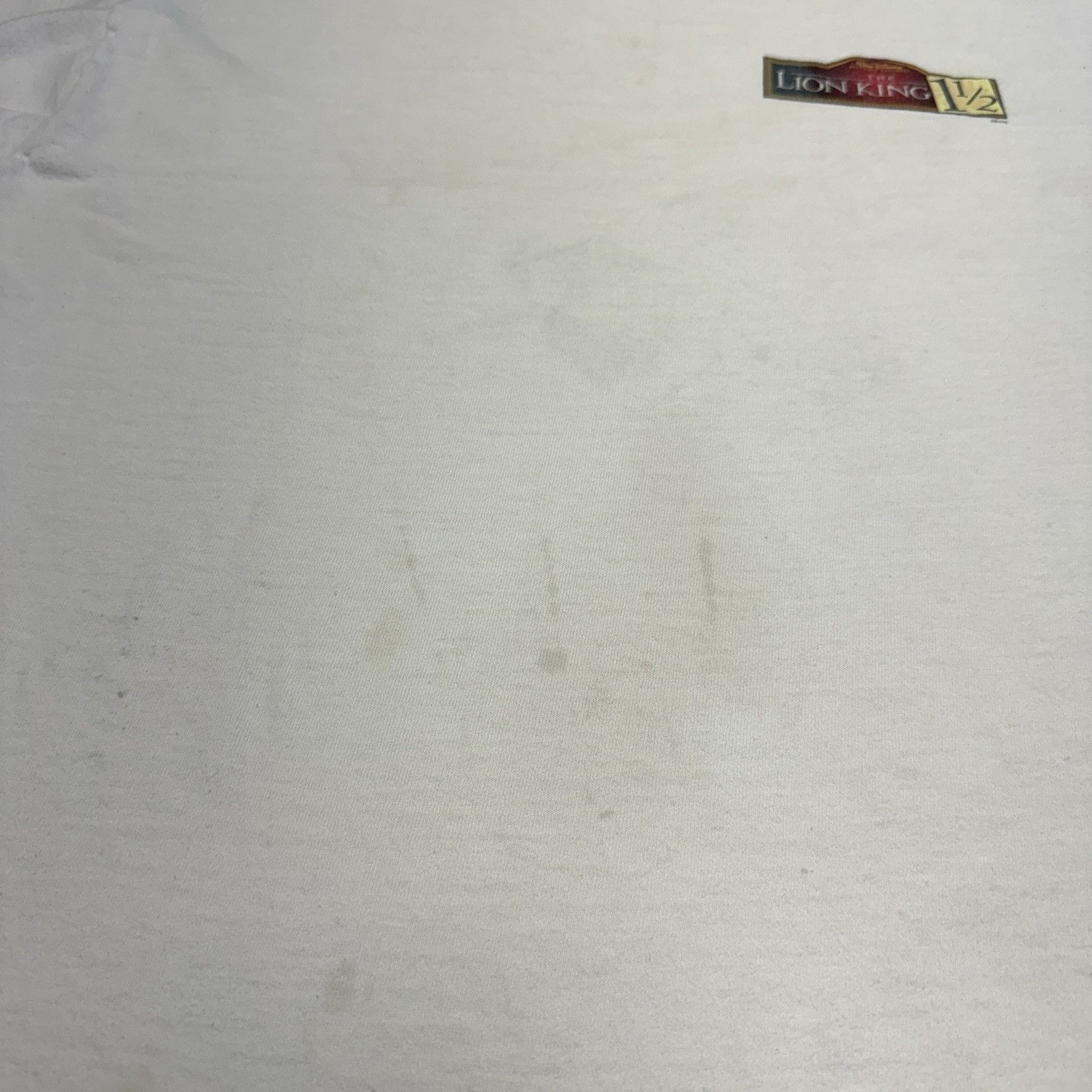 Vintage Vintage Lion King 1 1/2 Shirt White 90s Y2K Disney Movie Size US L / EU 52-54 / 3 - 9 Thumbnail