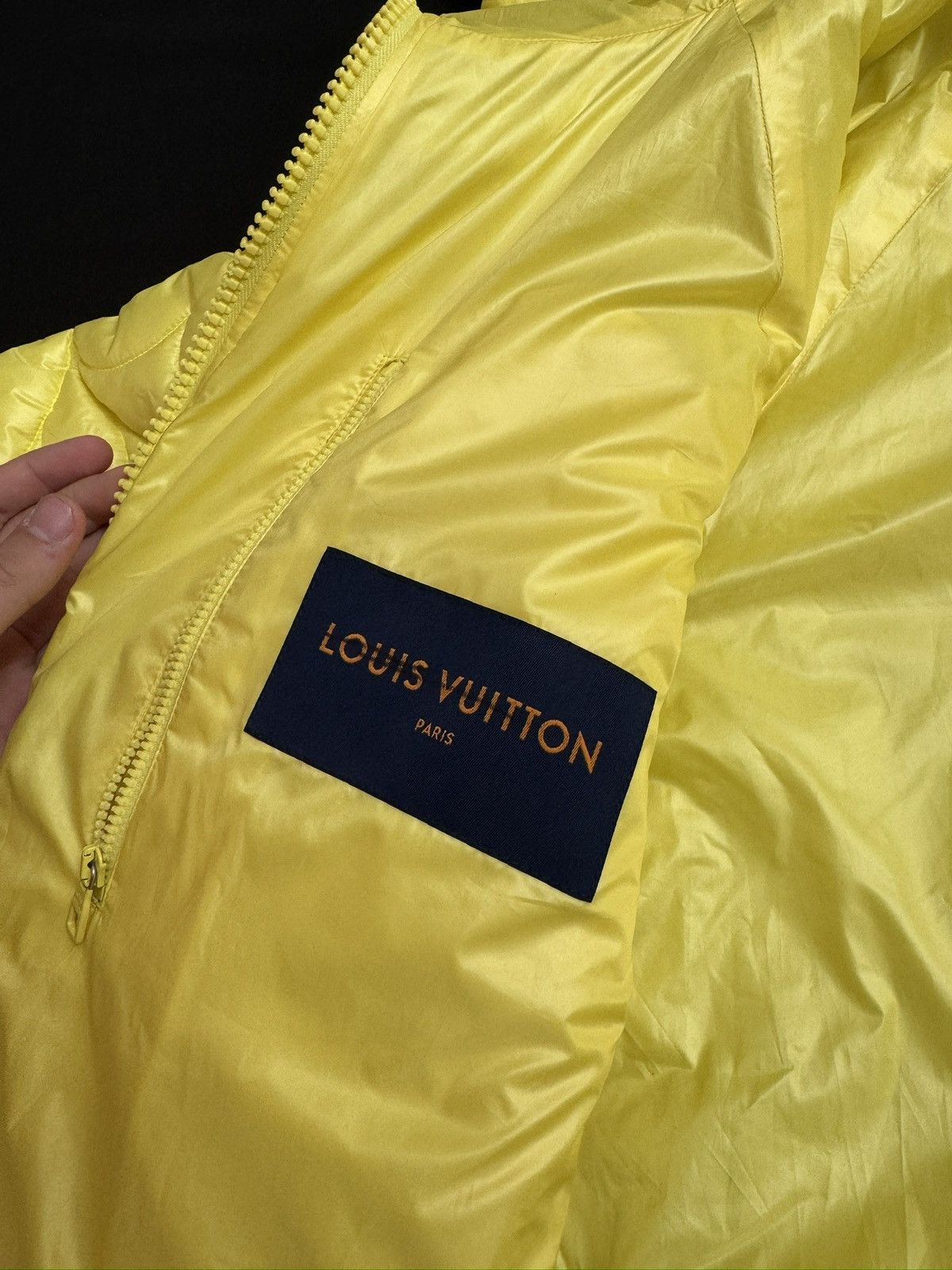 Louis Vuitton Louis Vuitton Yellow Flower Monogram Puffer Jacket Size US M / EU 48-50 / 2 - 13 Thumbnail