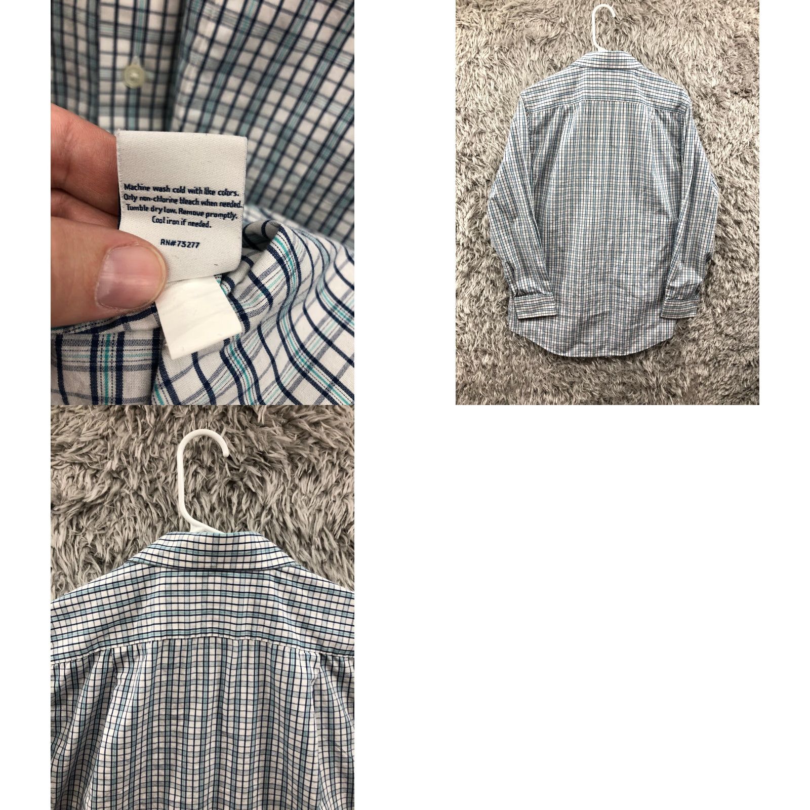 Croft & Barrow Croft & Barrow Shirt Mens Blue Plaid Long Sleeve 15.5 32/33 Button-Up Combo Main Shirt Casual Mens Blue Plaid Long Sleeve Button-Up Croft & Barrow Size US L / EU 52-54 / 3 - 8 Thumbnail