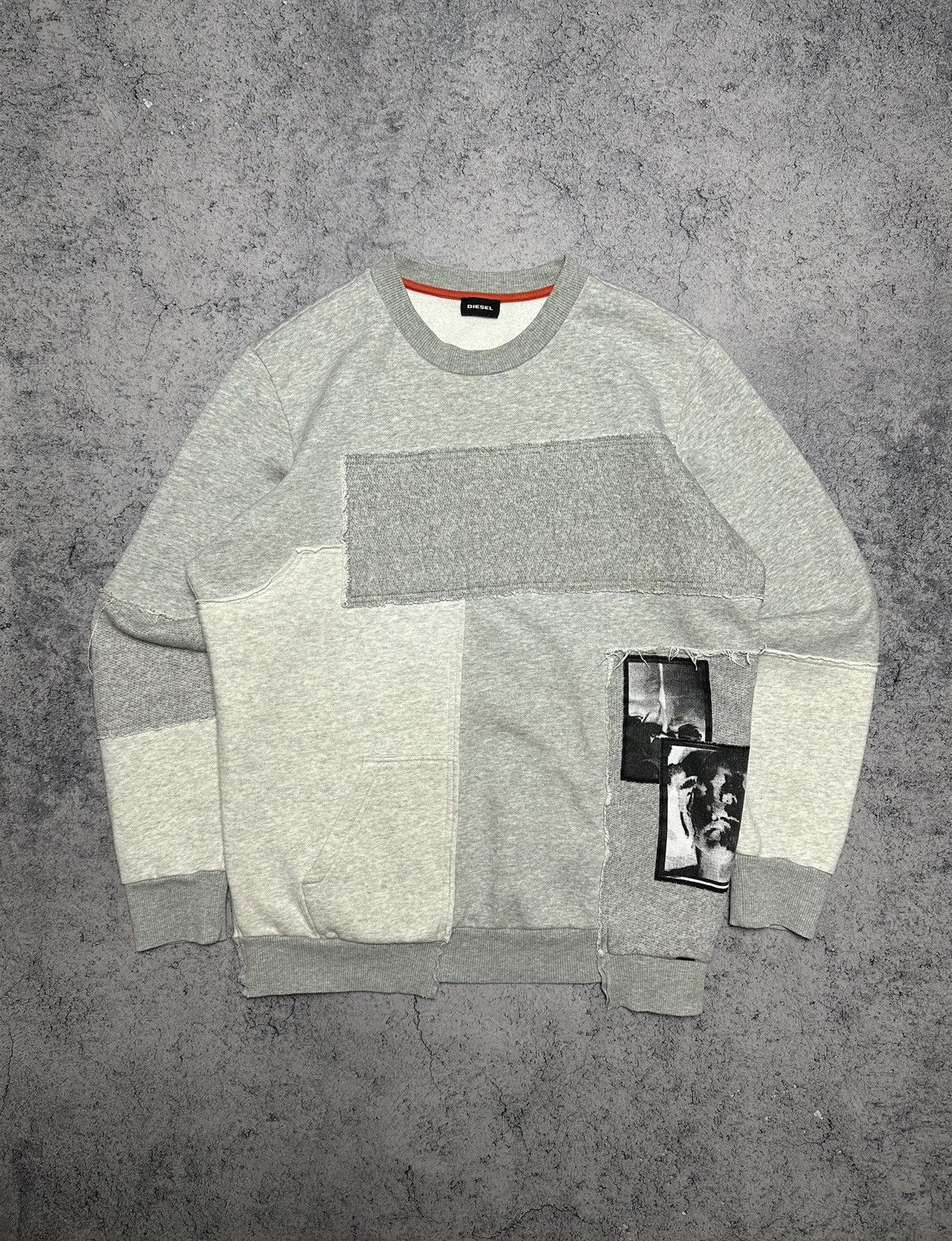 Diesel Rare Diesel Patchwork Sweatshirt Size US M / EU 48-50 / 2 - 1 Thumbnail