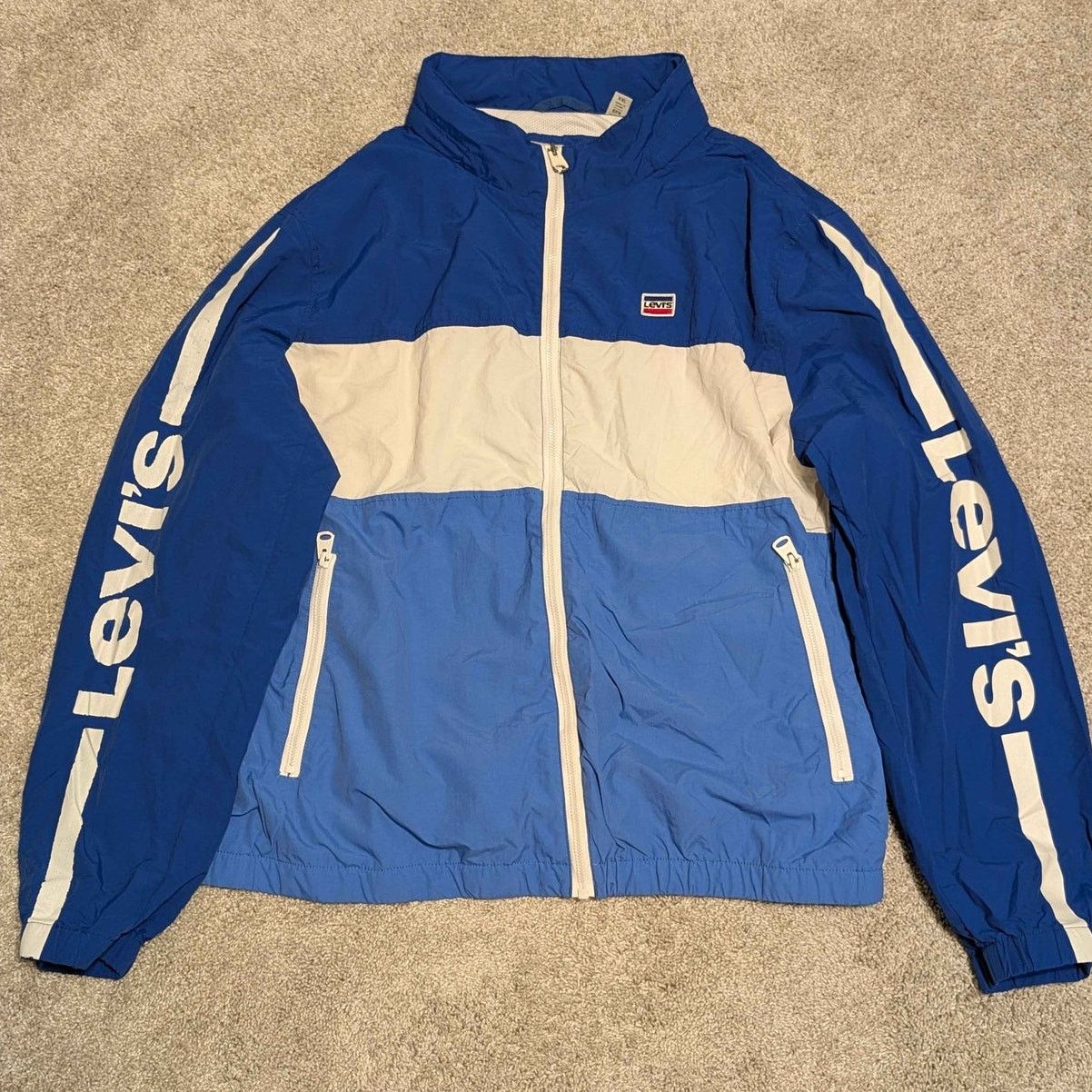 Levi's Levis Strauss Men’s Windbreaker / Zip up Nylon Jacket XXL Size US XXL / EU 58 / 5 - 1 Thumbnail