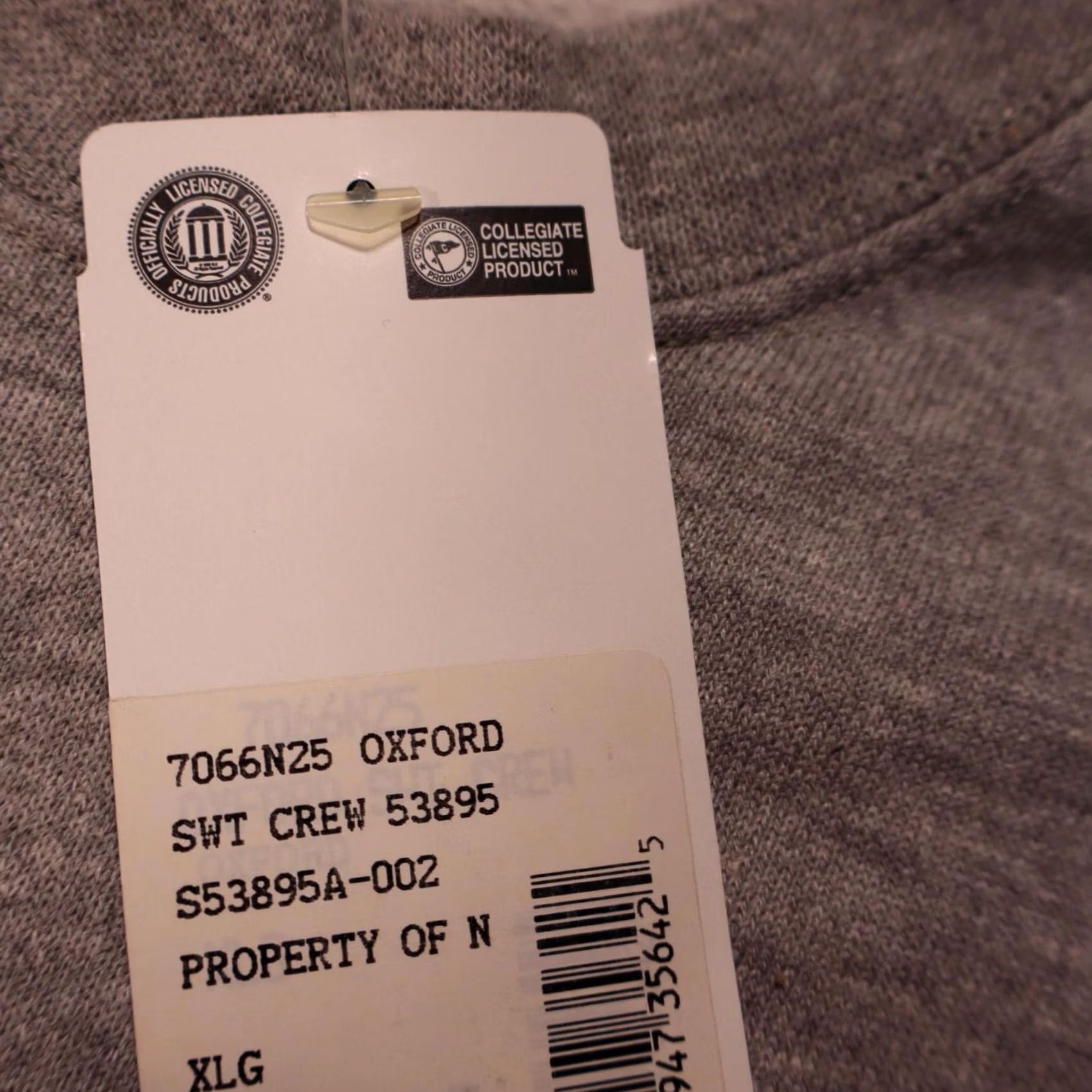 Soffe VINTAGE Soffe Sweatshirt Logo US Navy NWT Men XL Gray 90s Pullover Size US XL / EU 56 / 4 - 4 Thumbnail