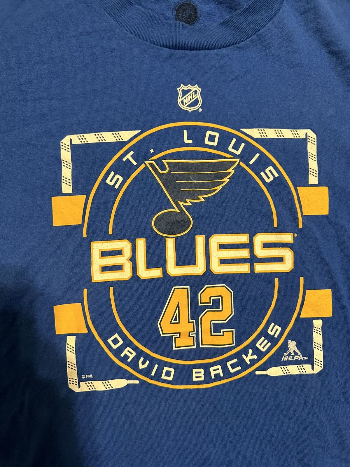 NHL × Vintage Vintage NHL St. Louis blues shirt 00s size XL Size US XL / EU 56 / 4 - 2 Thumbnail