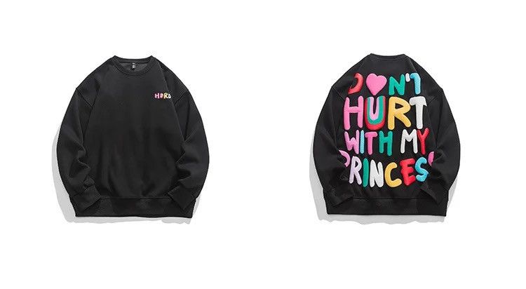 Designer × Japanese Brand Streetwear Sweatshirt Hoodie Hip Hop Korean Loose Style y2k Size US M / EU 48-50 / 2 - 4 Thumbnail