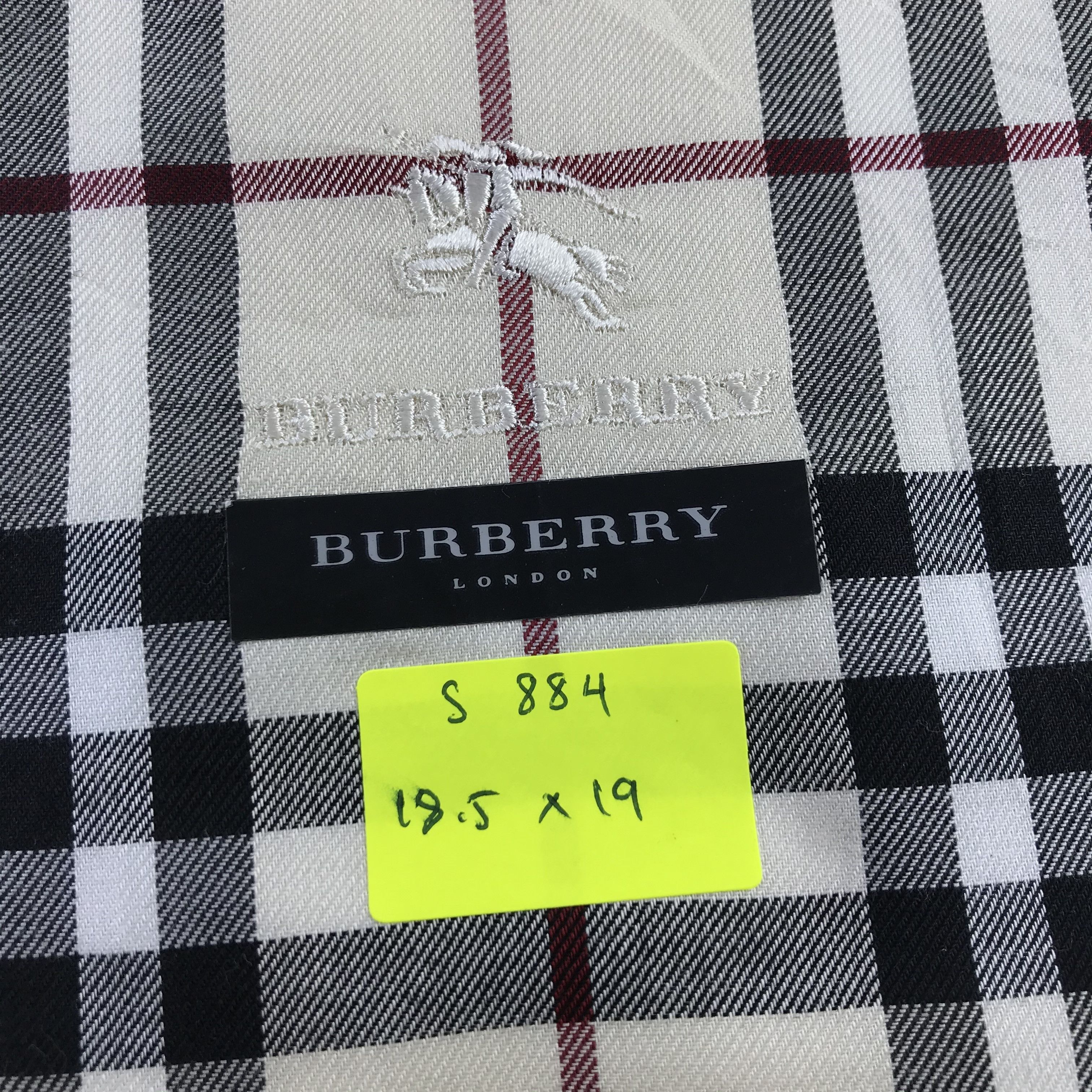 Burberry × Vintage Burberry Bandana / Handkerchief / Neckerchief - S884 Size ONE SIZE - 5 Thumbnail