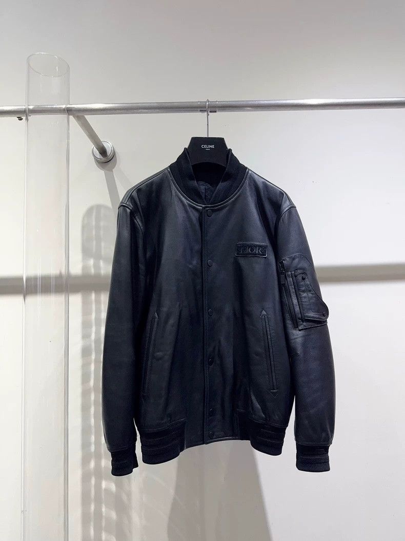Dior Dior Black leather jacket 2503-Nextarrow Size US M / EU 48-50 / 2 - 1 Thumbnail