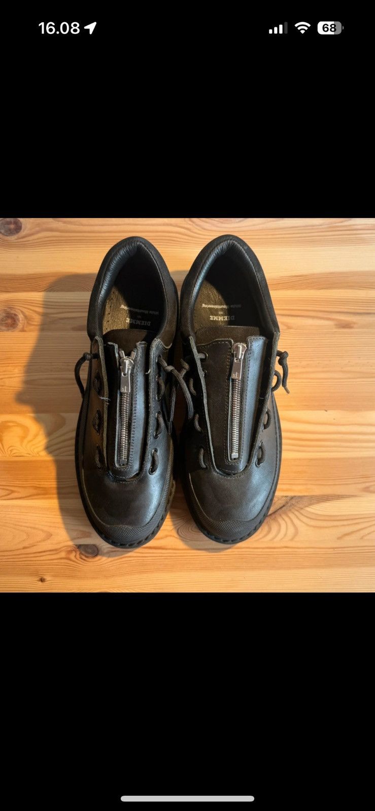 Diemme × White Mountaineering Diemme Black Zip Shoes Size US 10 / EU 43 - 1 Thumbnail