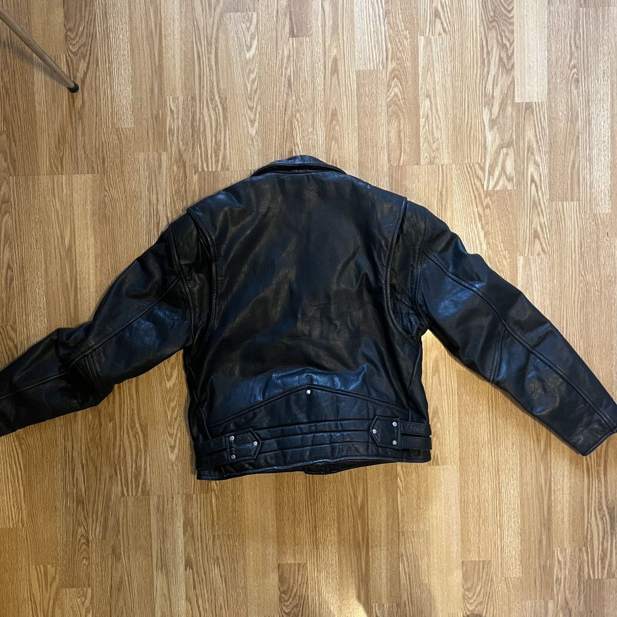 Leather × Vintage Vintage Real leather biker jacket Size US M / EU 48-50 / 2 - 3 Thumbnail